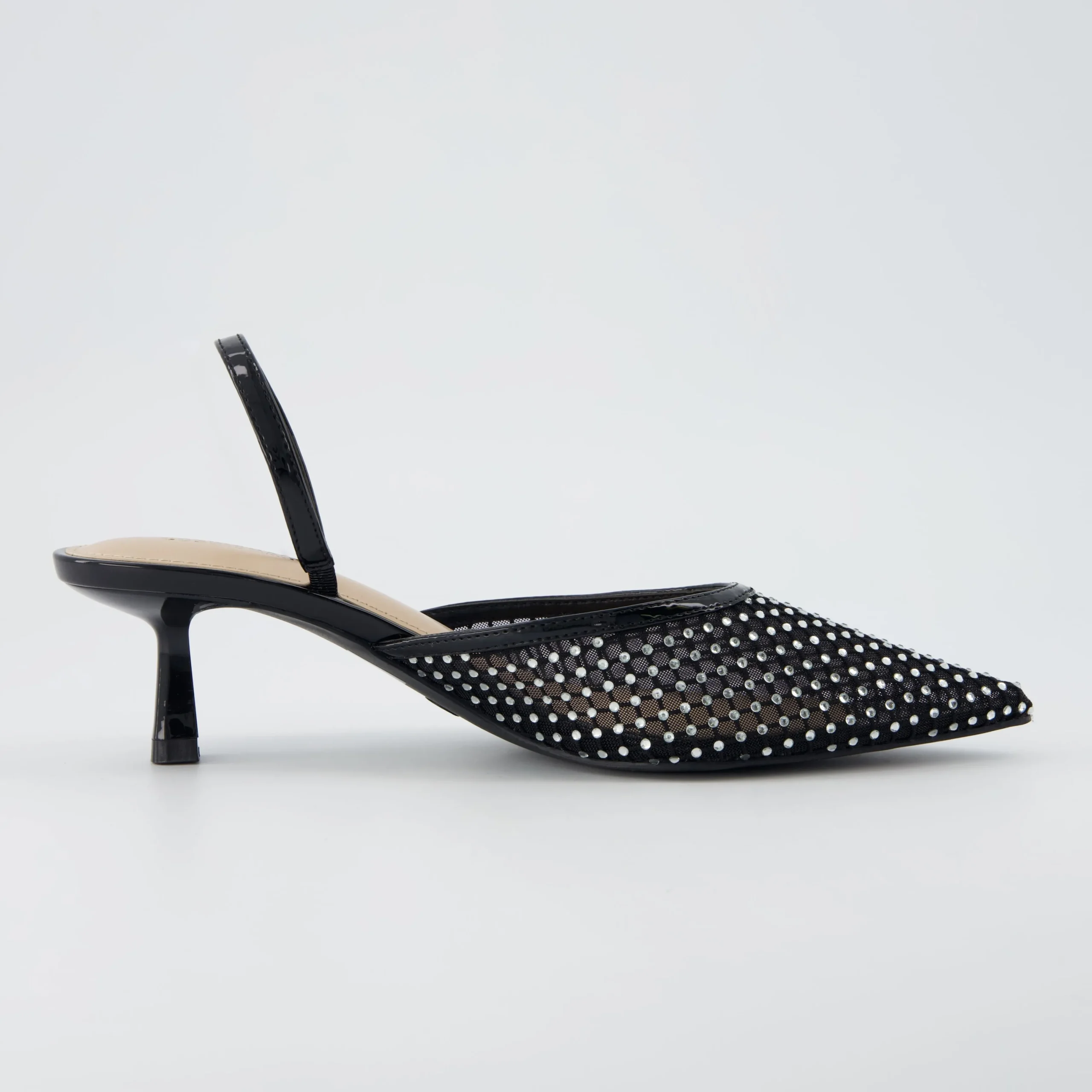 Pumps>Cushionaire Affair Mesh Slingback Pump