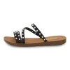 Slide Sandals | Flat Sandals>Cushionaire Andrea Studded Sandal