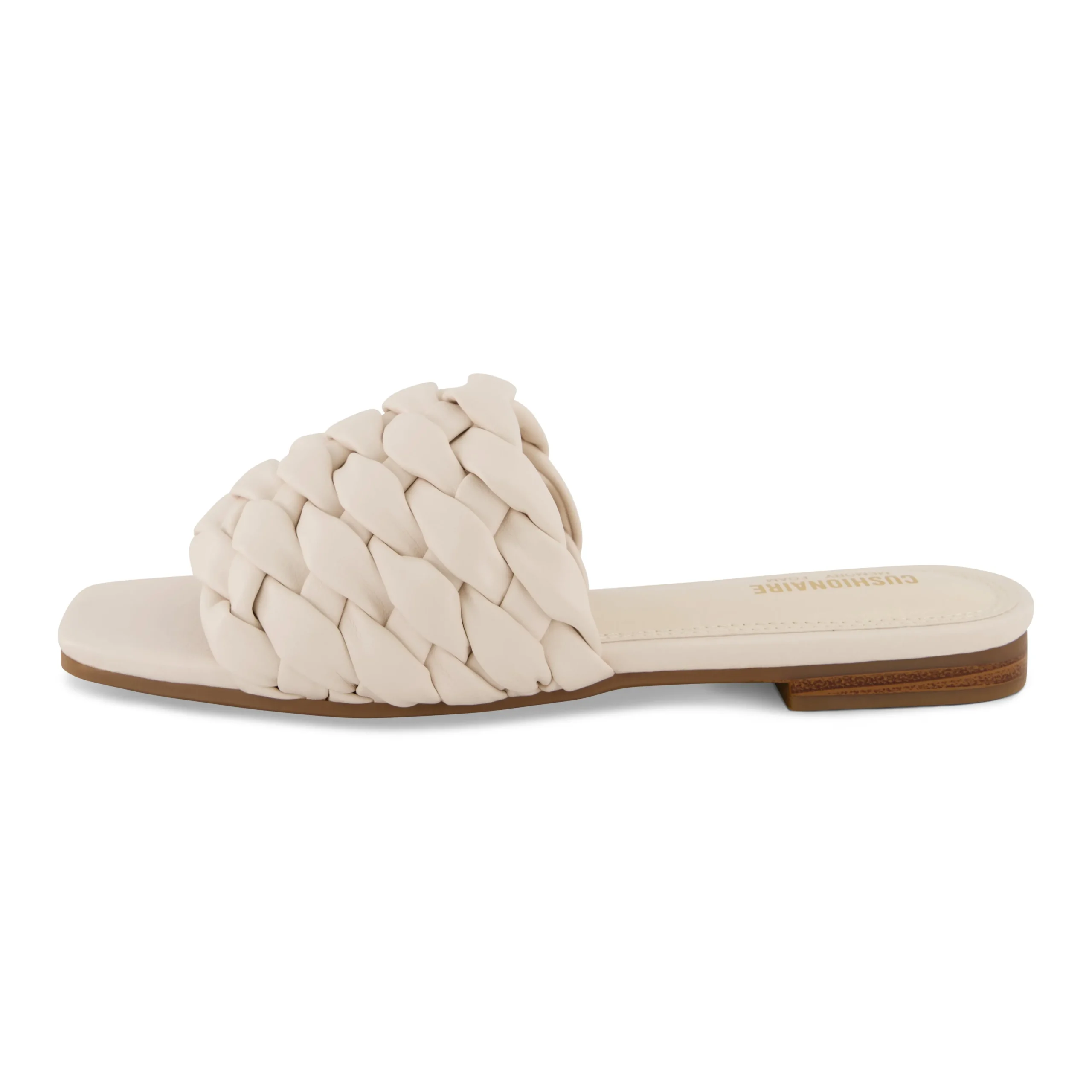 Slide Sandals | Flat Sandals>Cushionaire Aramis Woven Slide Sandal