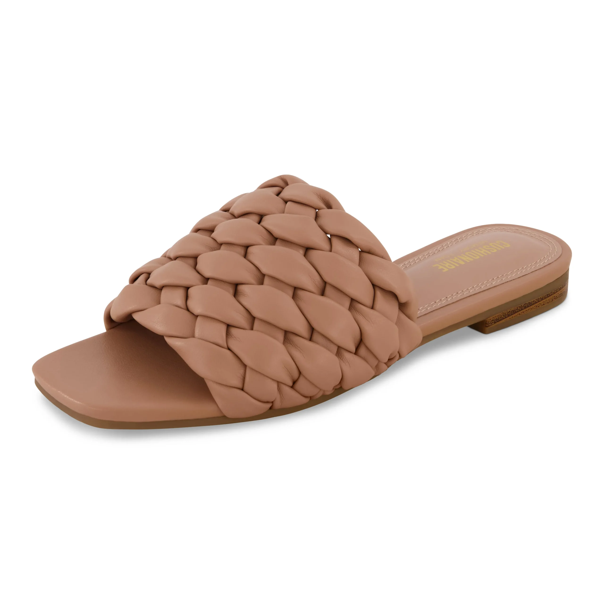 Slide Sandals | Flat Sandals>Cushionaire Aramis Woven Slide Sandal