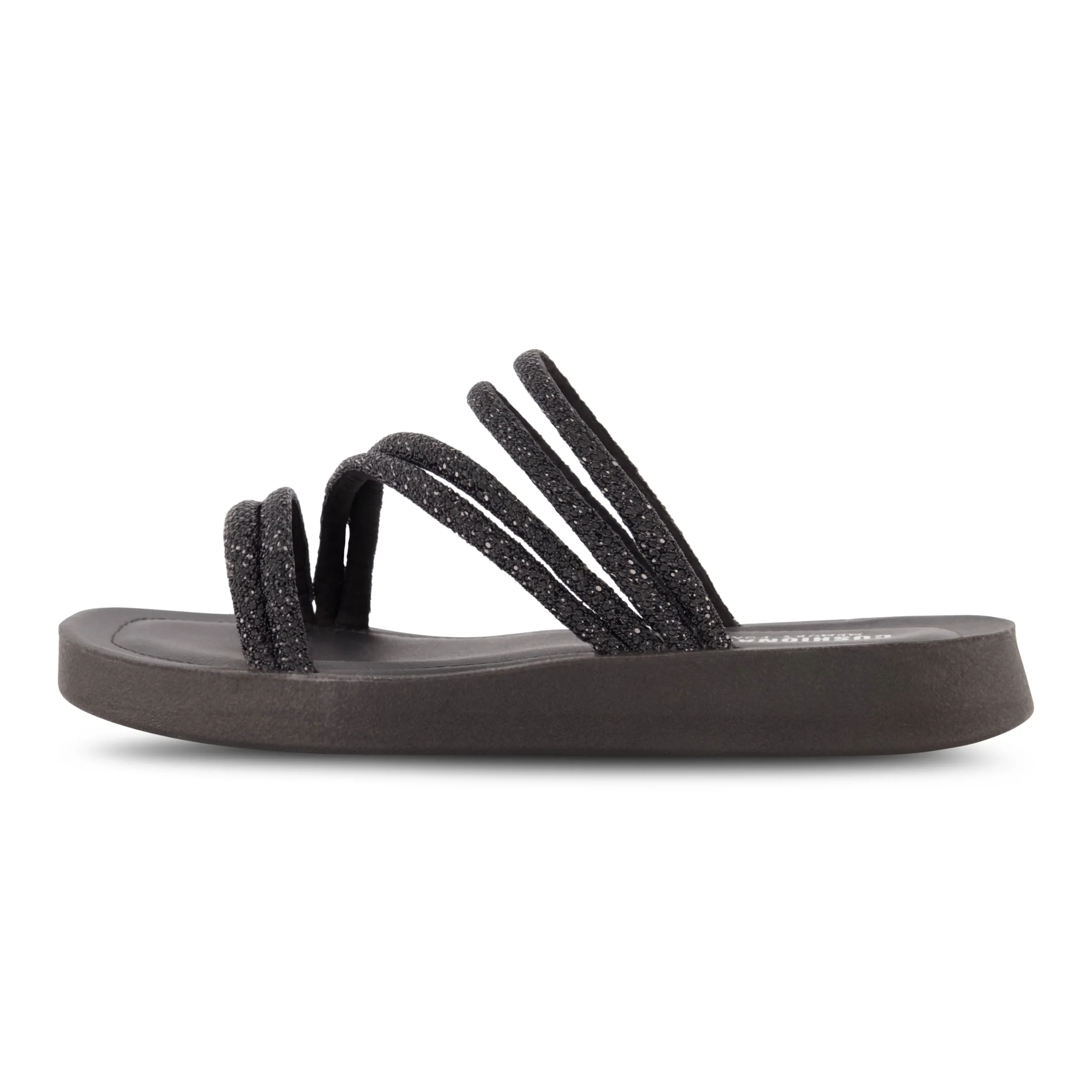 Slide Sandals | Platform Sandals>Cushionaire Athena Rhinestone Sandal
