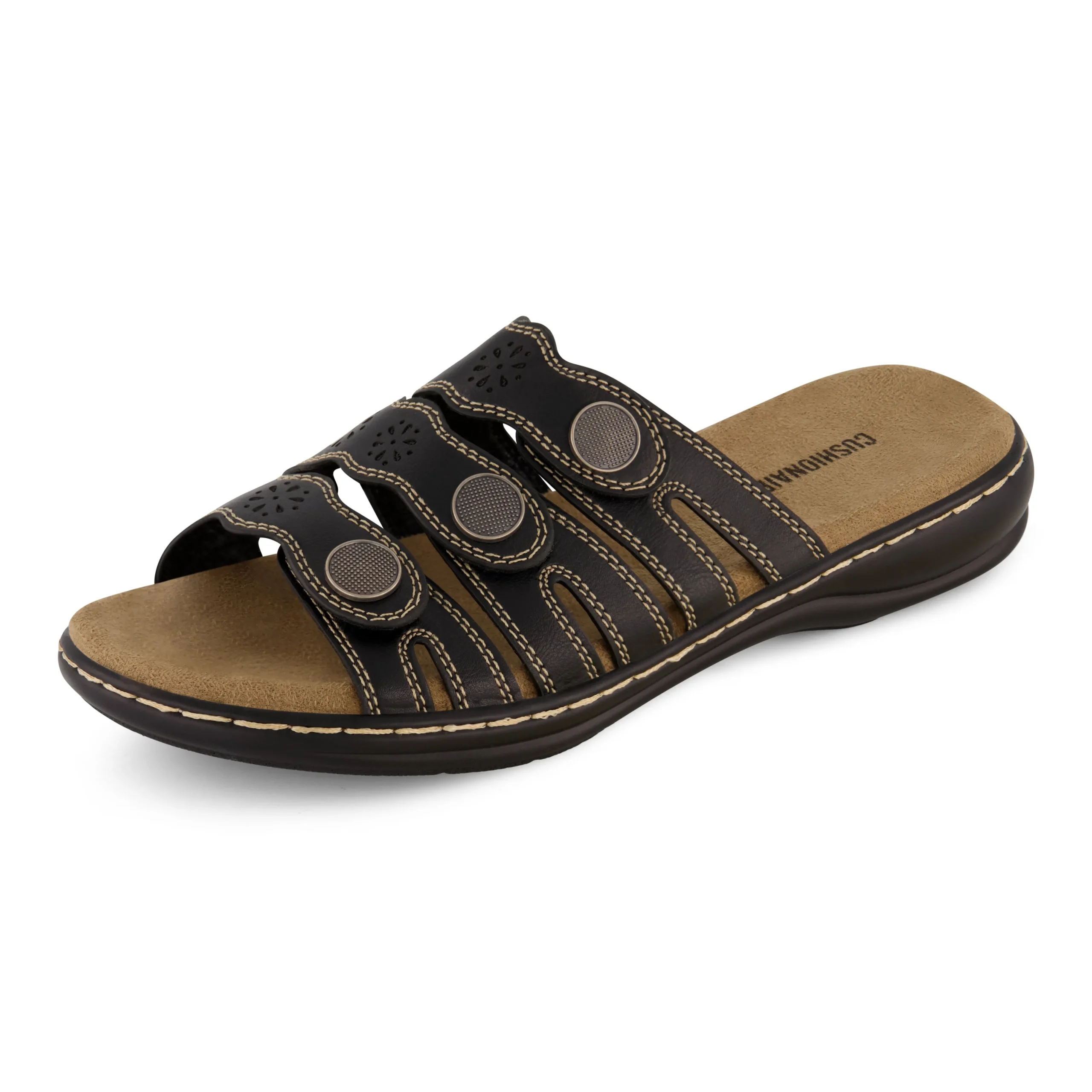 Comfort Sandals | Slide Sandals>Cushionaire Barret Comfort Sandal