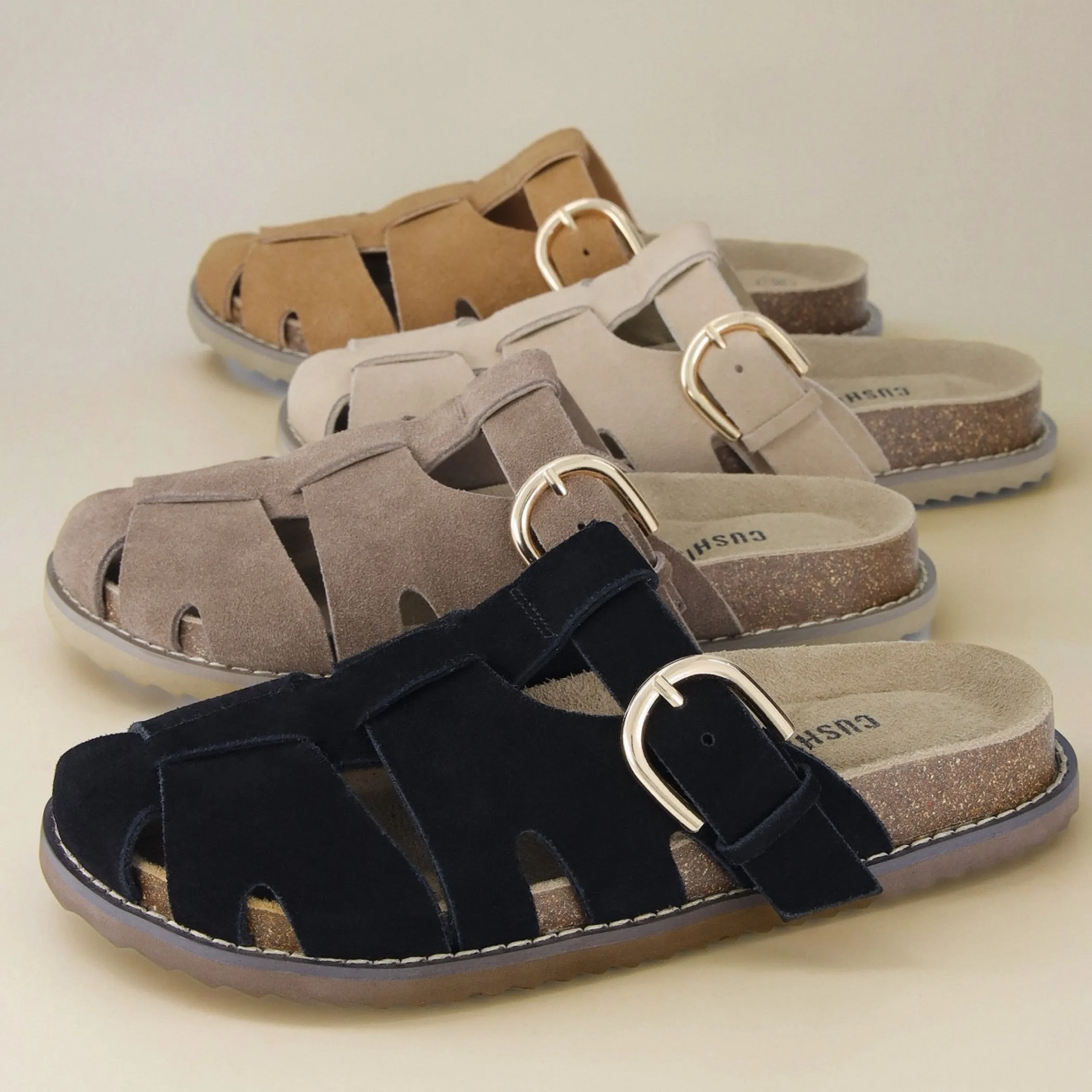 Clogs & Mules>Cushionaire Benson Suede Clogs