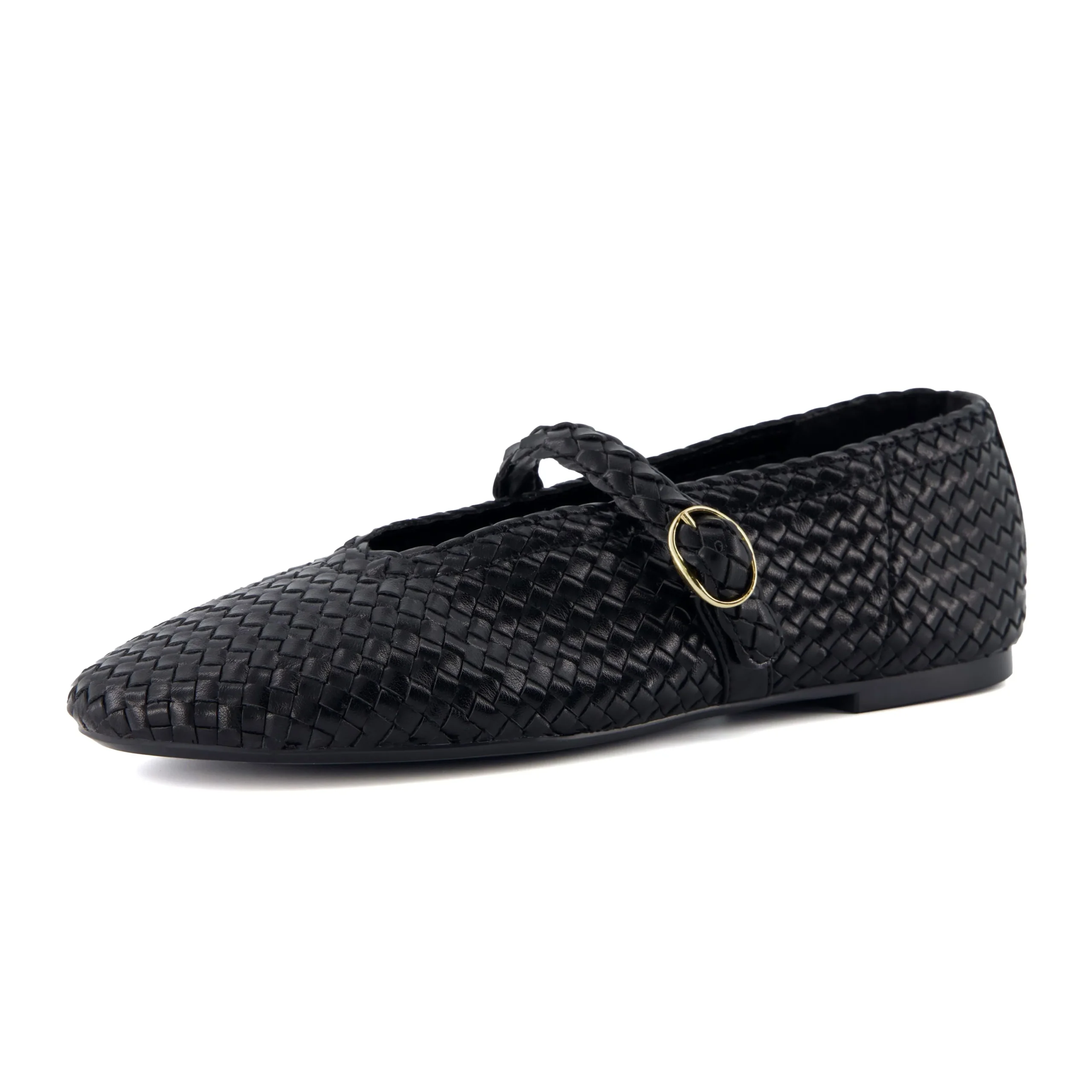 Mary Janes>Cushionaire Bistro Woven Mary Jane