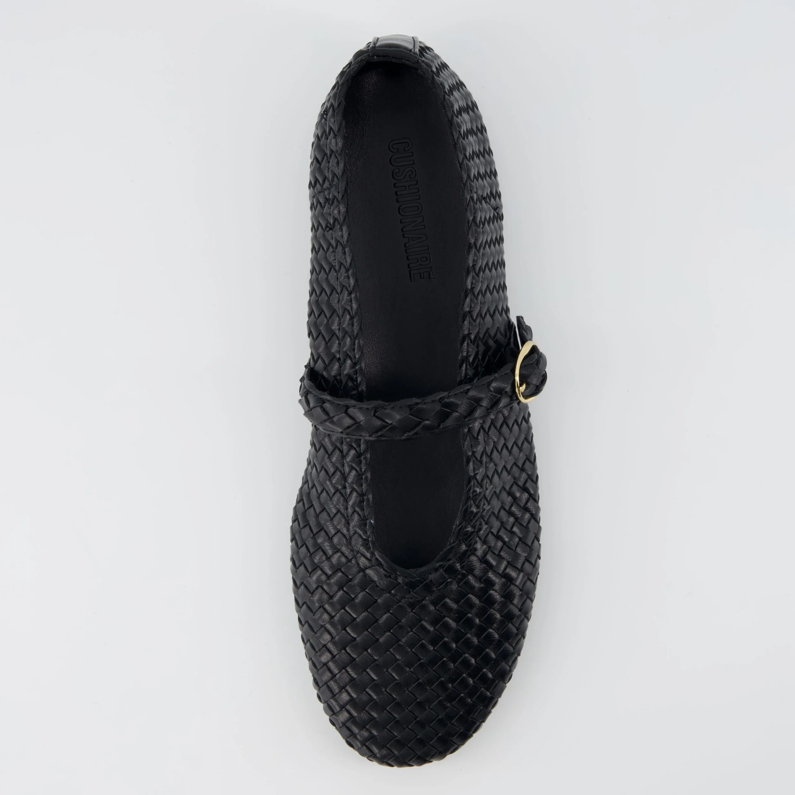 Mary Janes>Cushionaire Bistro Woven Mary Jane