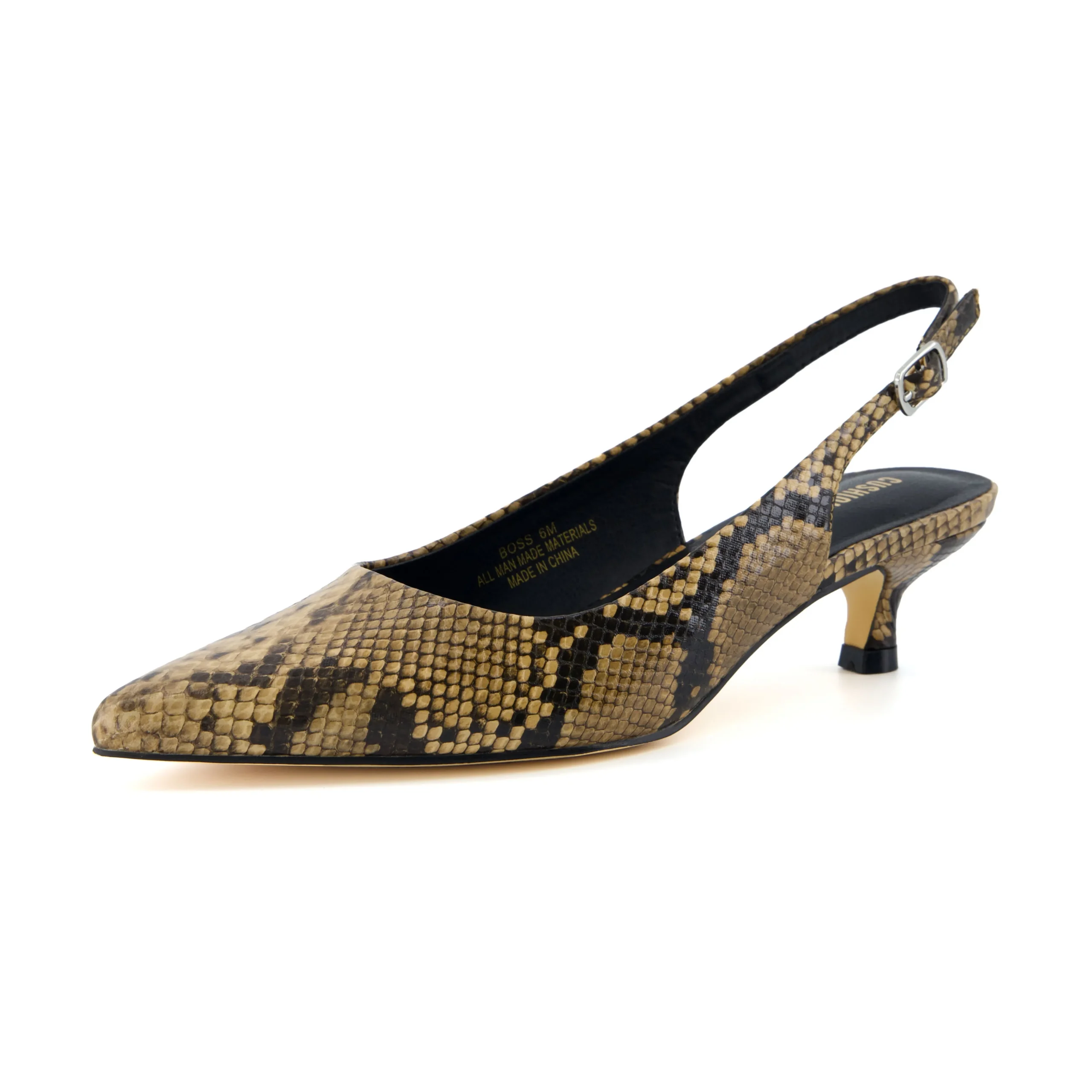 Pumps>Cushionaire Boss Slingback Heels