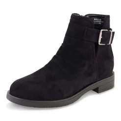 Booties>Cushionaire Burke Buckle Ankle Boot