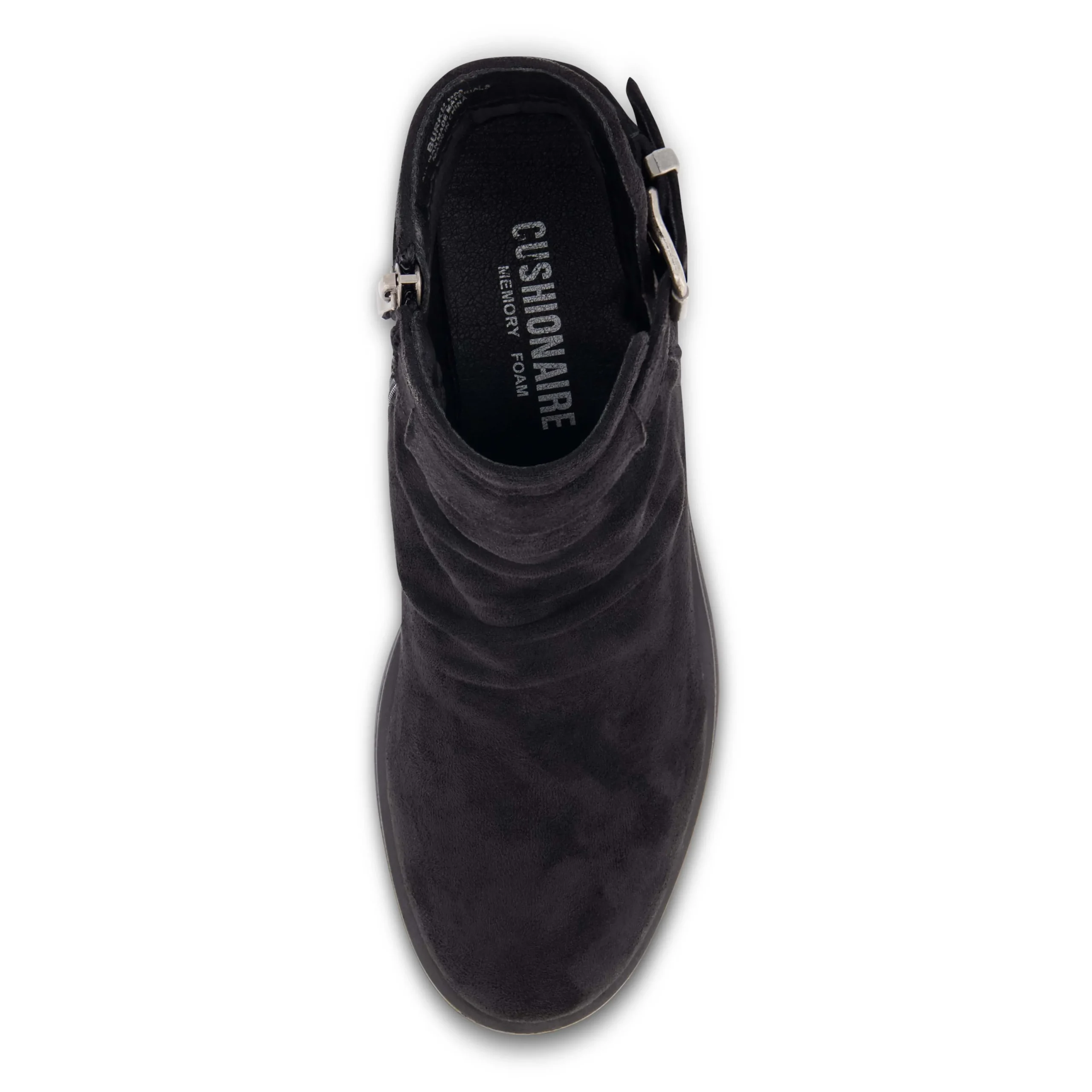 Booties>Cushionaire Burke Buckle Ankle Boot