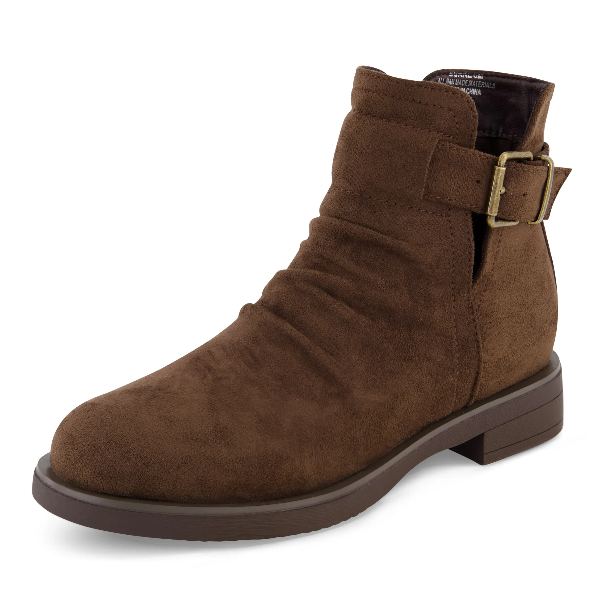 Booties>Cushionaire Burke Buckle Ankle Boot