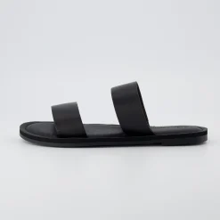 Slide Sandals | Flat Sandals>Cushionaire Calico Two Band Slide Sandal