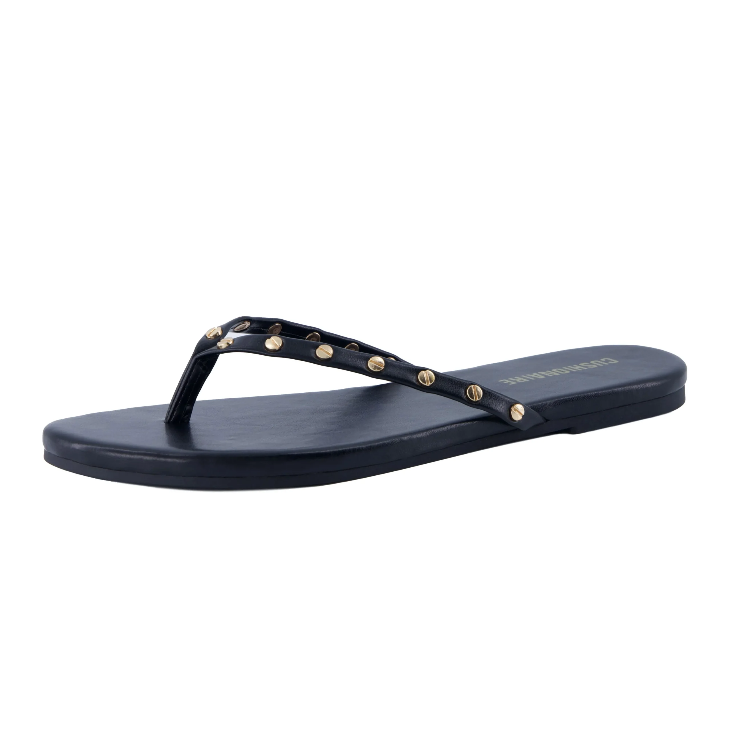 Flat Sandals>Cushionaire Confetti Studded Flip-Flops