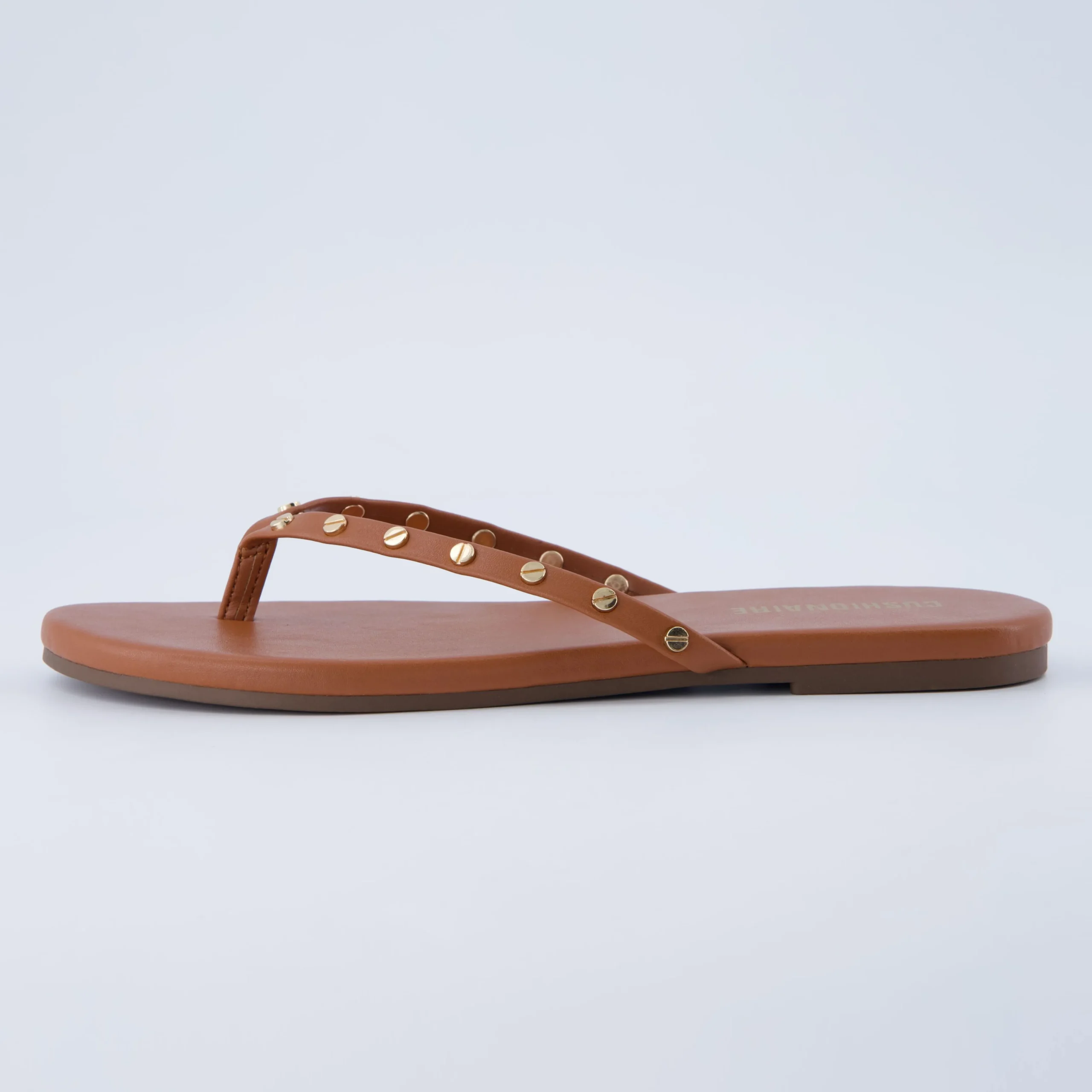 Flat Sandals>Cushionaire Confetti Studded Flip-Flops