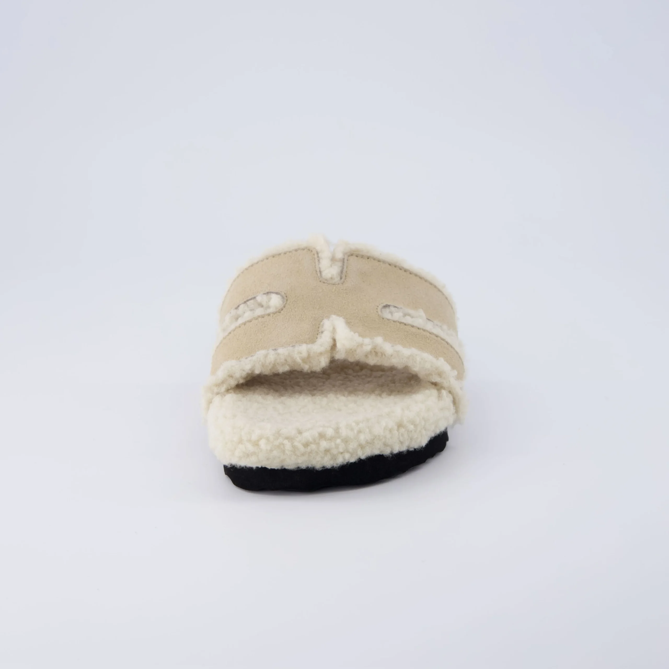 Slide Sandals | Footbed Sandals>Cushionaire Cuddle Shearling Footbed Sandal