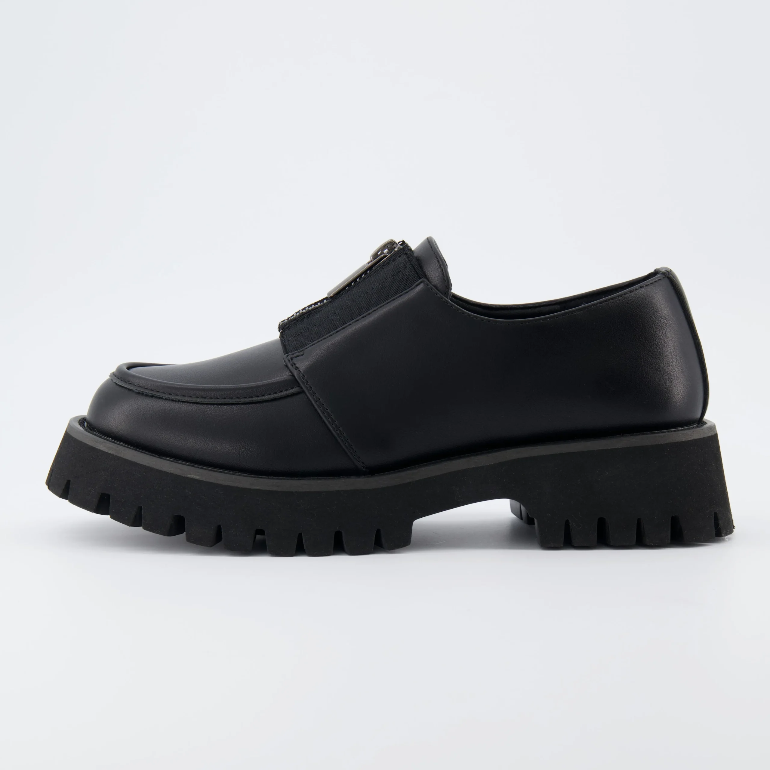 Loafers | Casuals>Cushionaire Dario Zipper Slip On Loafer Black