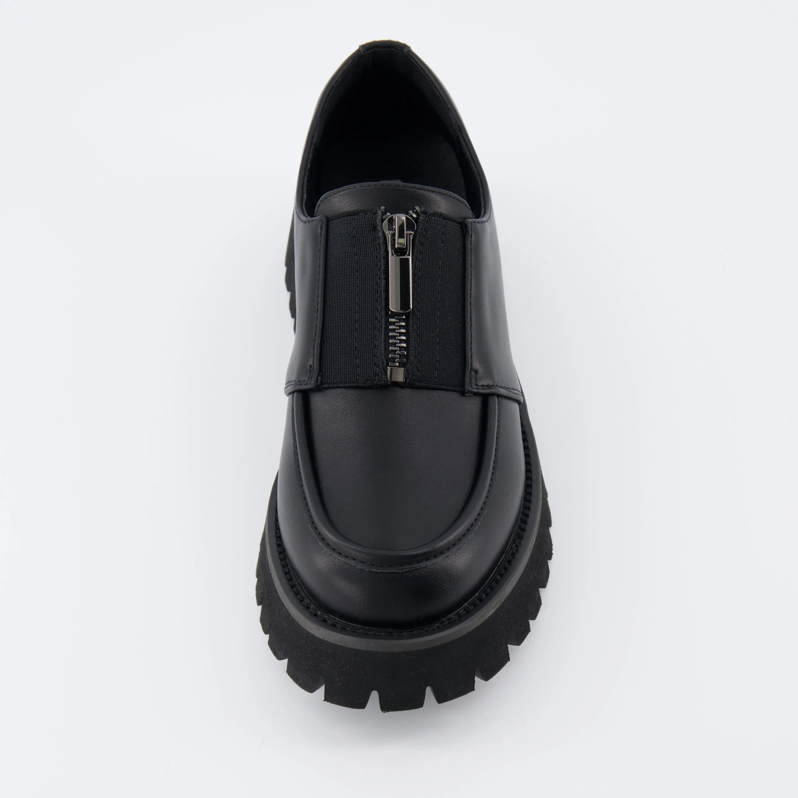 Loafers | Casuals>Cushionaire Dario Zipper Slip On Loafer Black