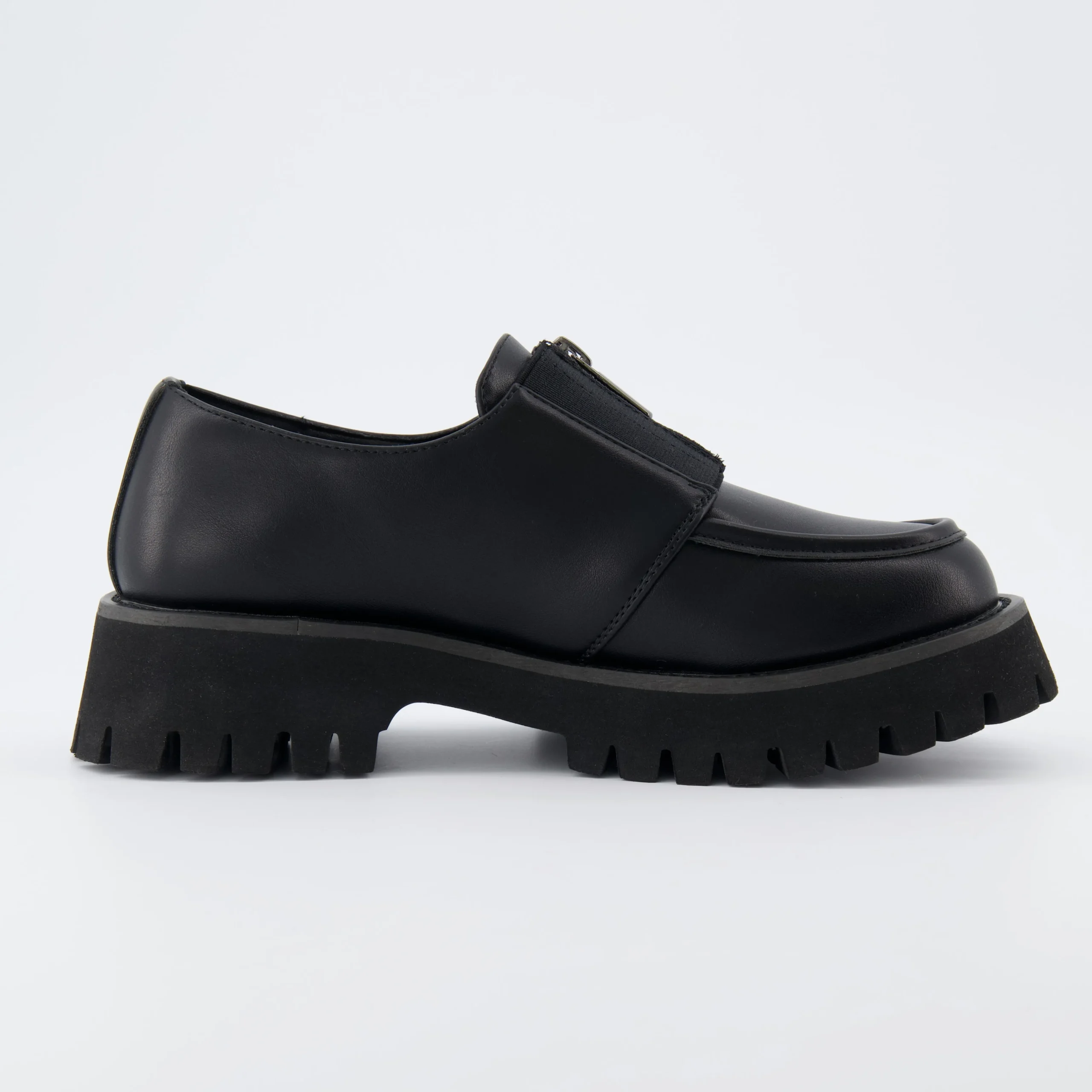 Loafers | Casuals>Cushionaire Dario Zipper Slip On Loafer Black