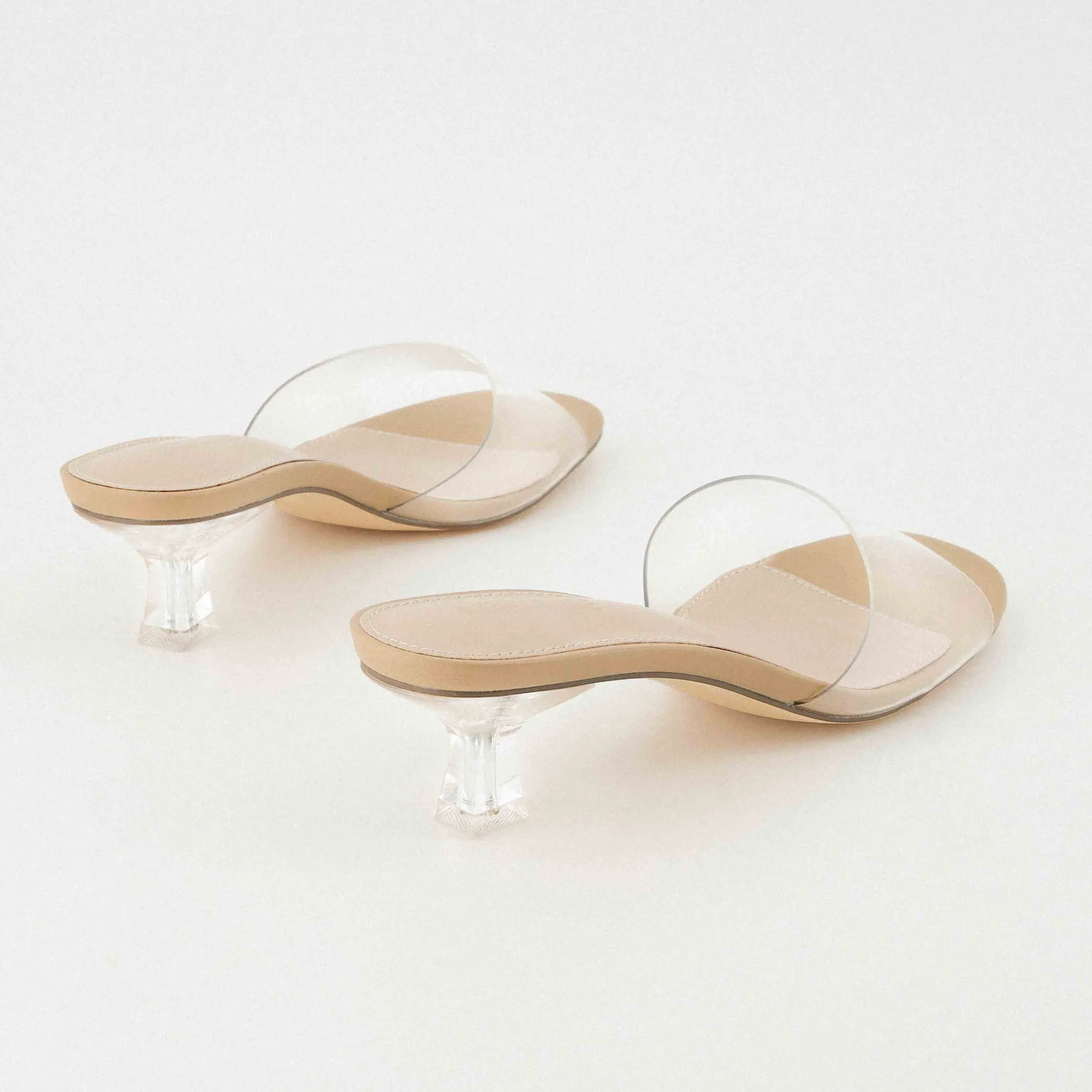 Dress Sandals | Dress Sandals>Cushionaire Doral Kitten Heel Sandal Clear