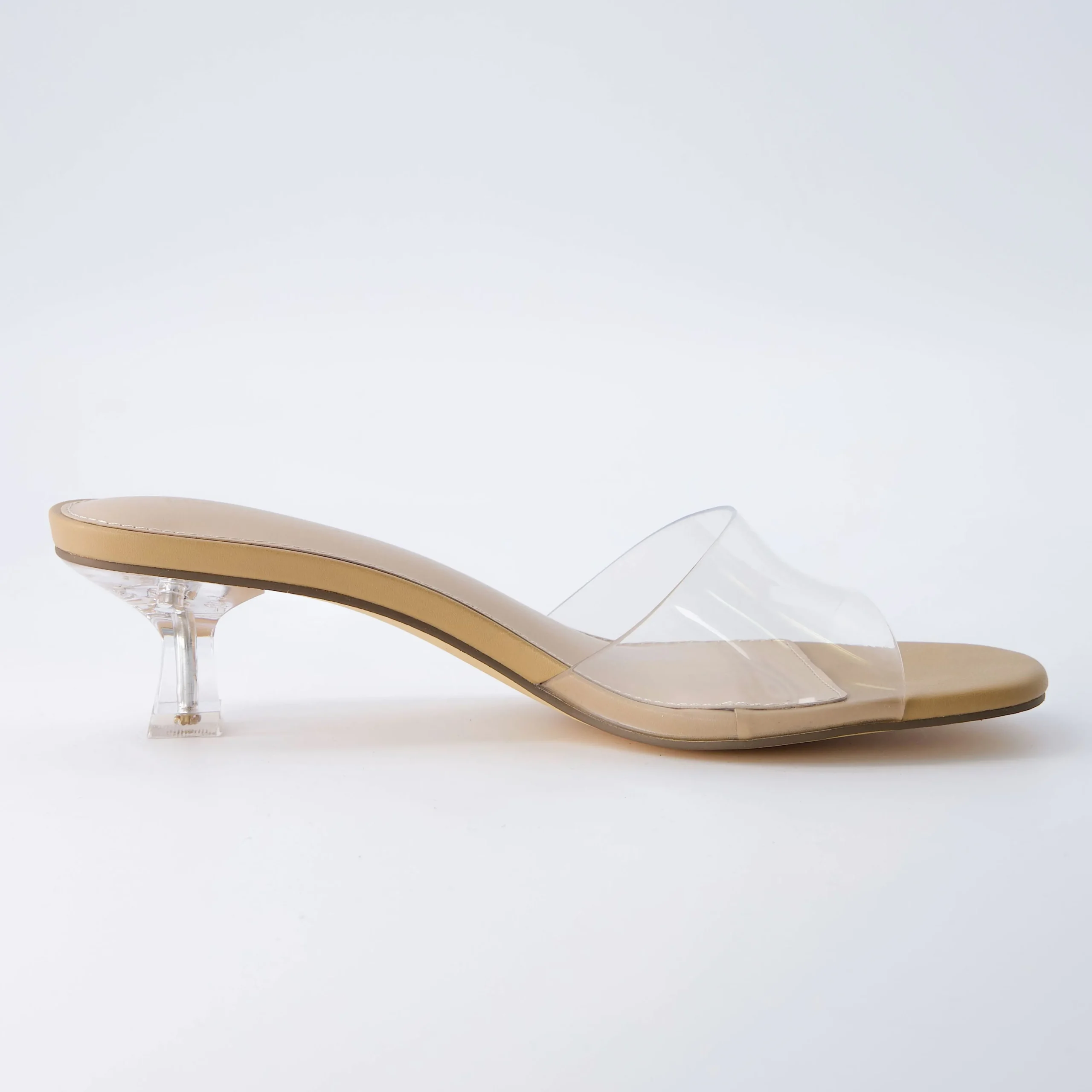 Dress Sandals | Dress Sandals>Cushionaire Doral Kitten Heel Sandal Clear