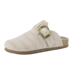 Clogs & Mules | Slippers>Cushionaire Dumbo Knit Clog Ivory