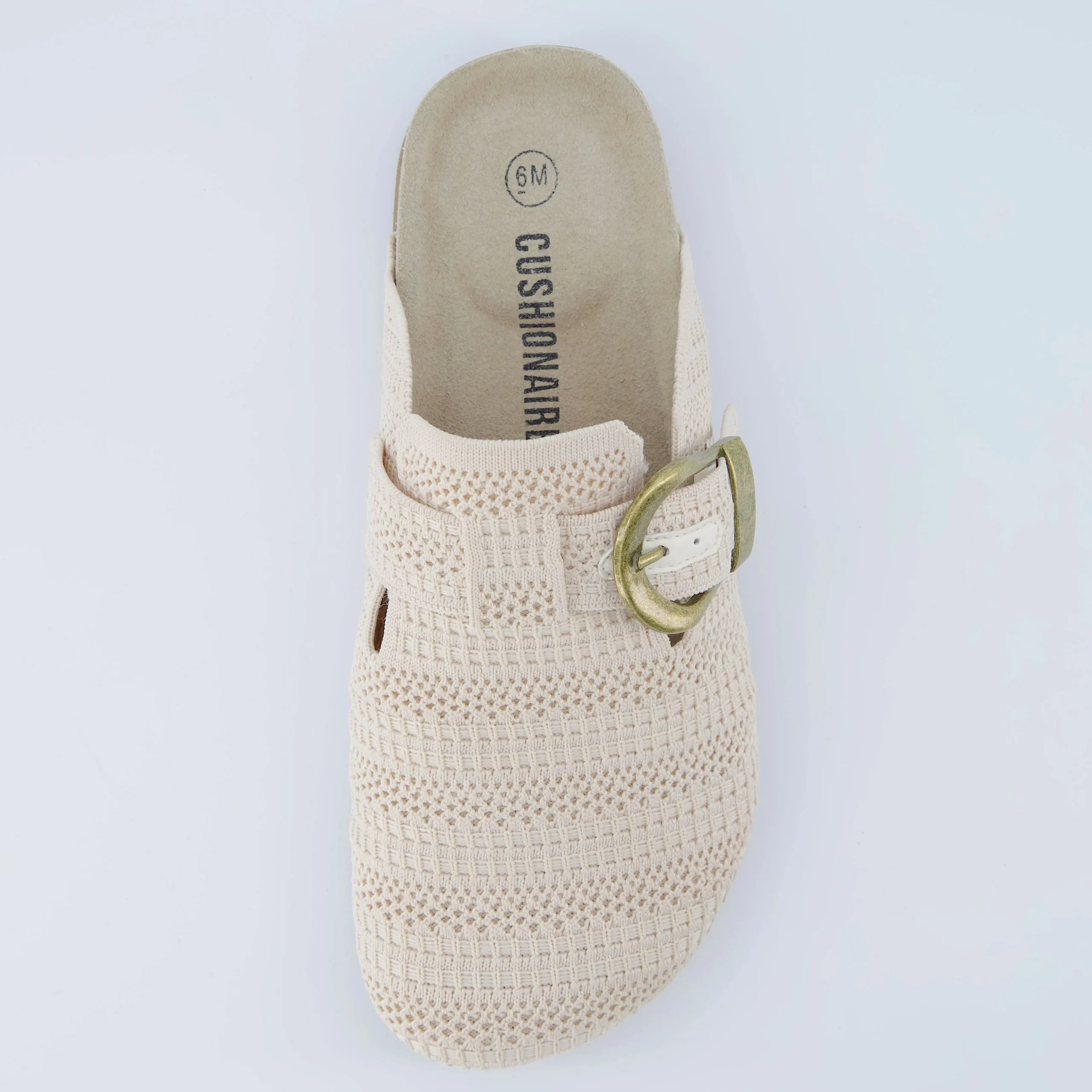 Clogs & Mules | Slippers>Cushionaire Dumbo Knit Clog Ivory