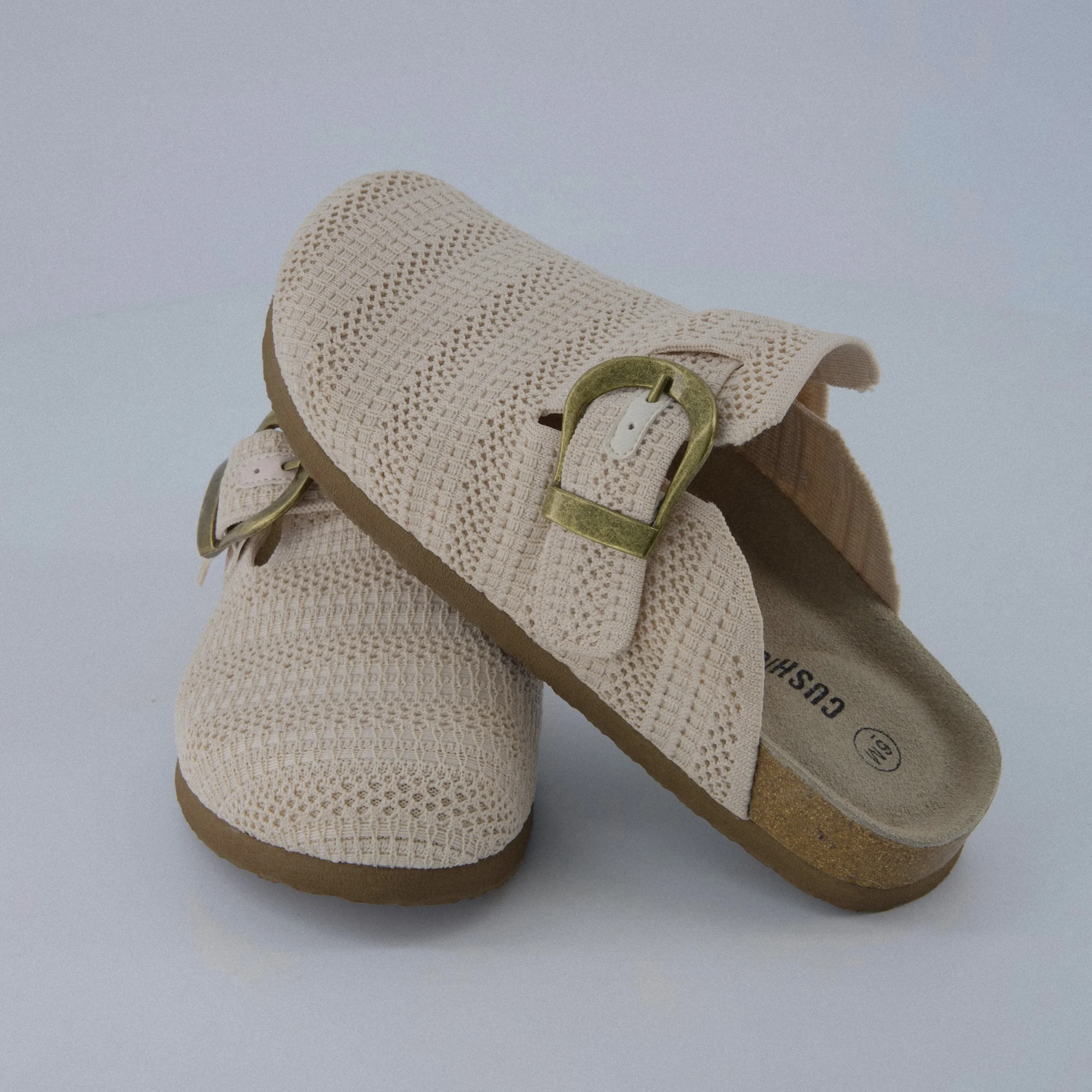 Clogs & Mules | Slippers>Cushionaire Dumbo Knit Clog Ivory