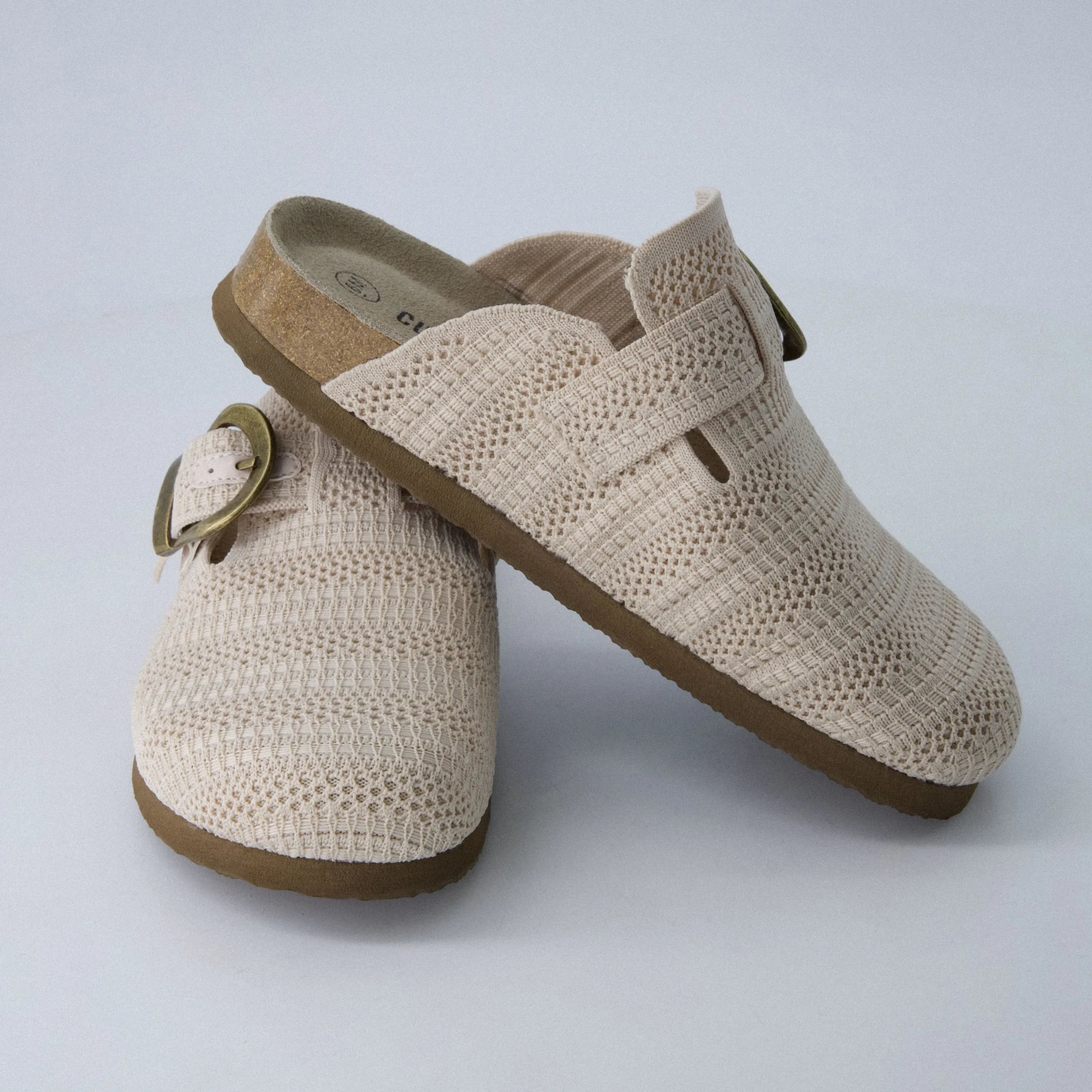 Clogs & Mules | Slippers>Cushionaire Dumbo Knit Clog Ivory
