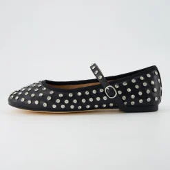 Mary Janes | Casuals>Cushionaire Flashy Studded Mary Janes Black