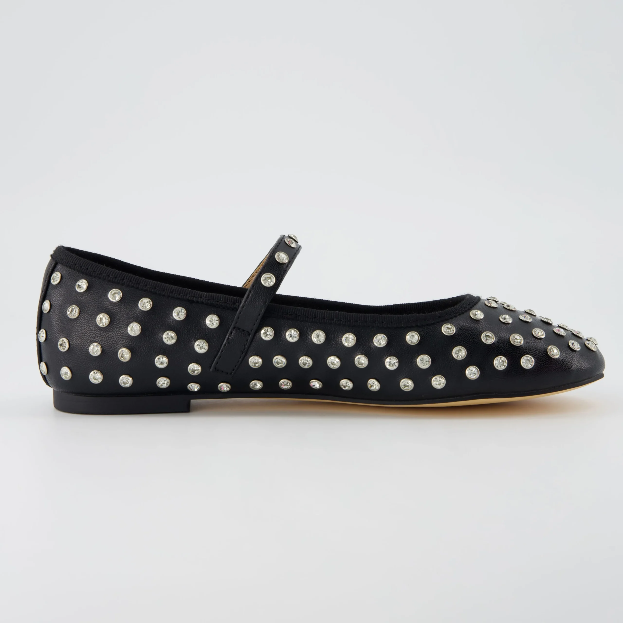 Mary Janes | Casuals>Cushionaire Flashy Studded Mary Janes Black