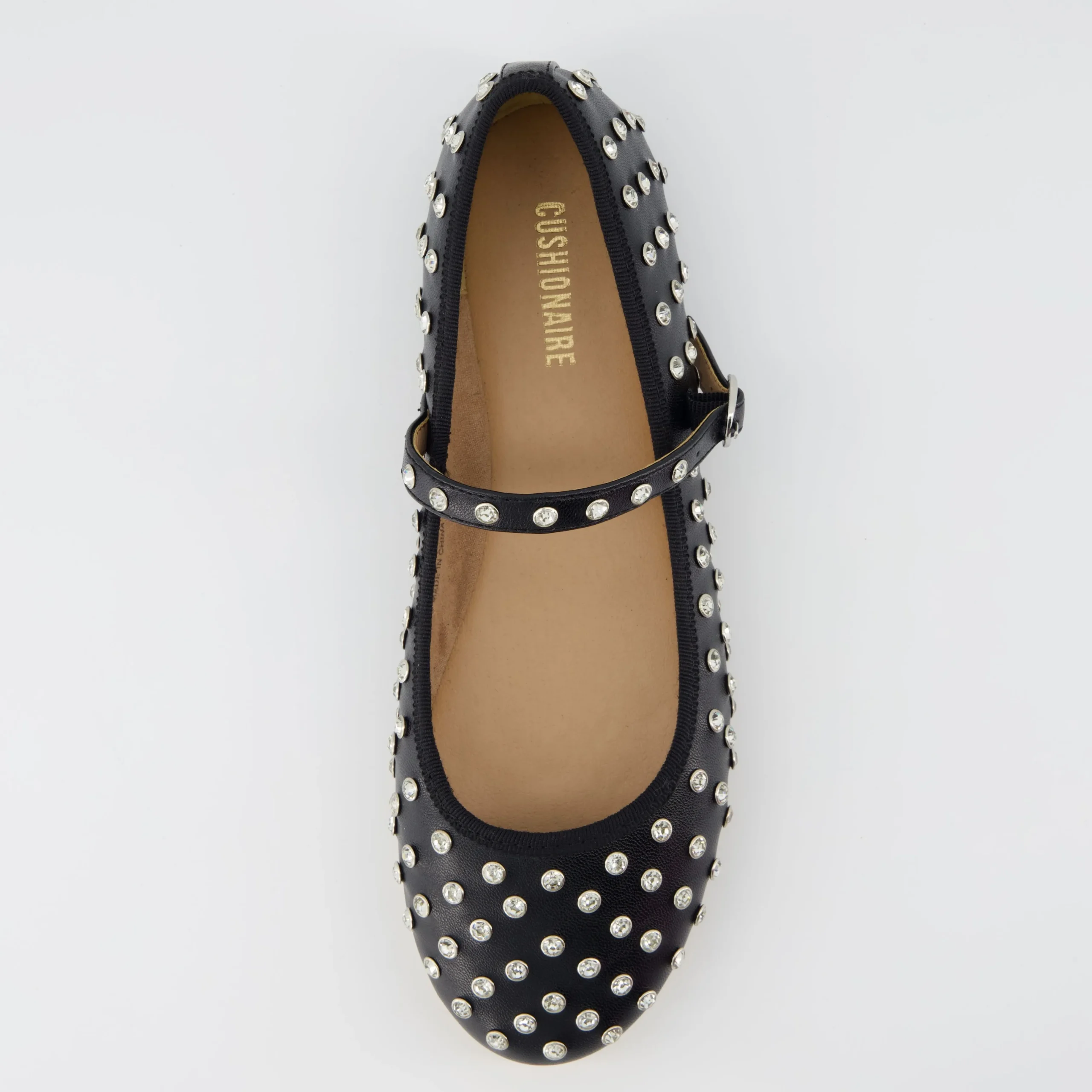 Mary Janes | Casuals>Cushionaire Flashy Studded Mary Janes Black
