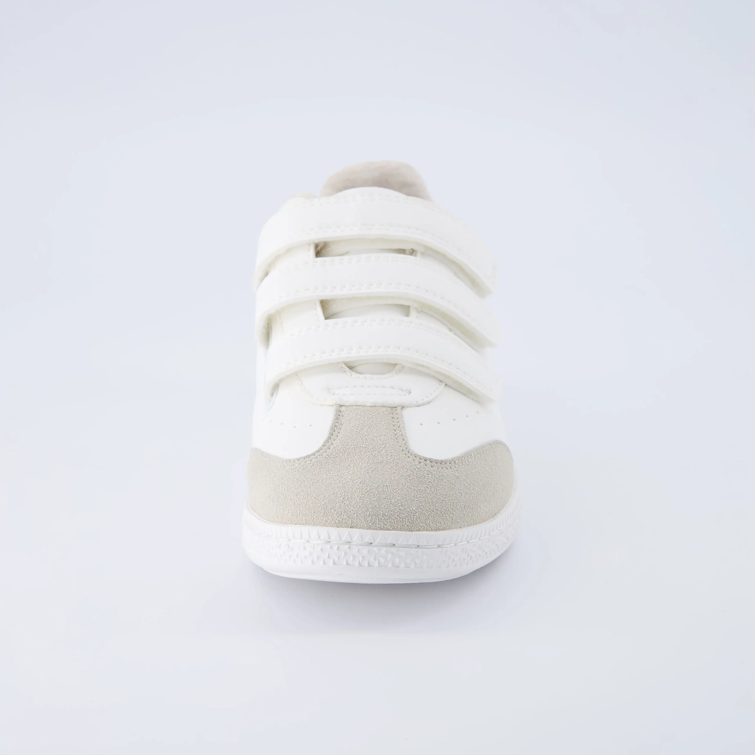 Fashion Sneakers | Sneakers>Cushionaire Fondue Velcro Sneaker White/Grey