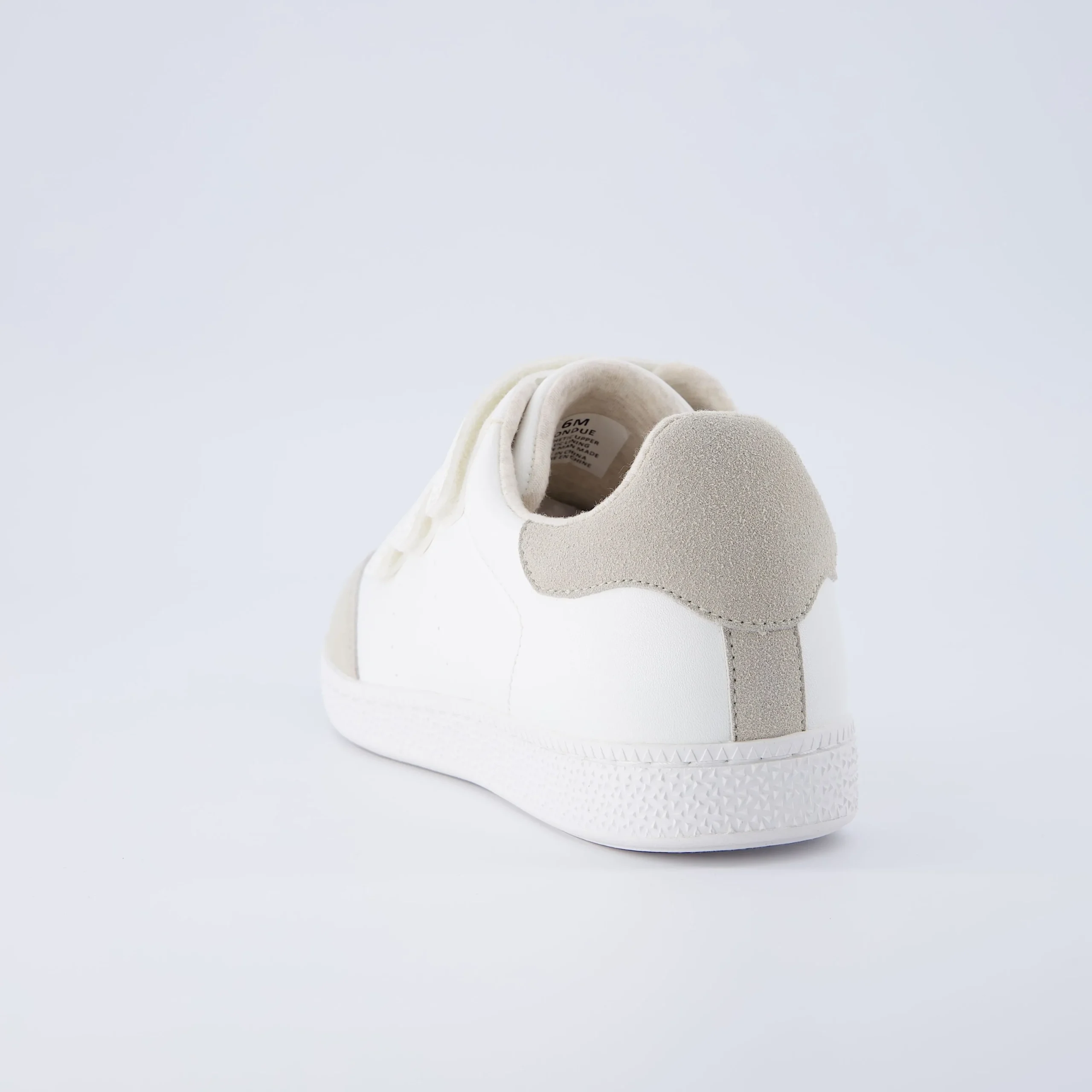 Fashion Sneakers | Sneakers>Cushionaire Fondue Velcro Sneaker White/Grey