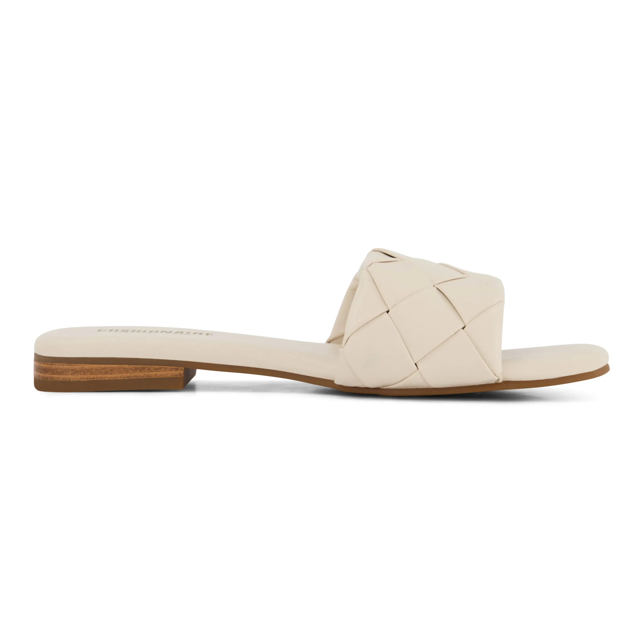 Slide Sandals | Flat Sandals>Cushionaire Franca Woven One Band Sandal