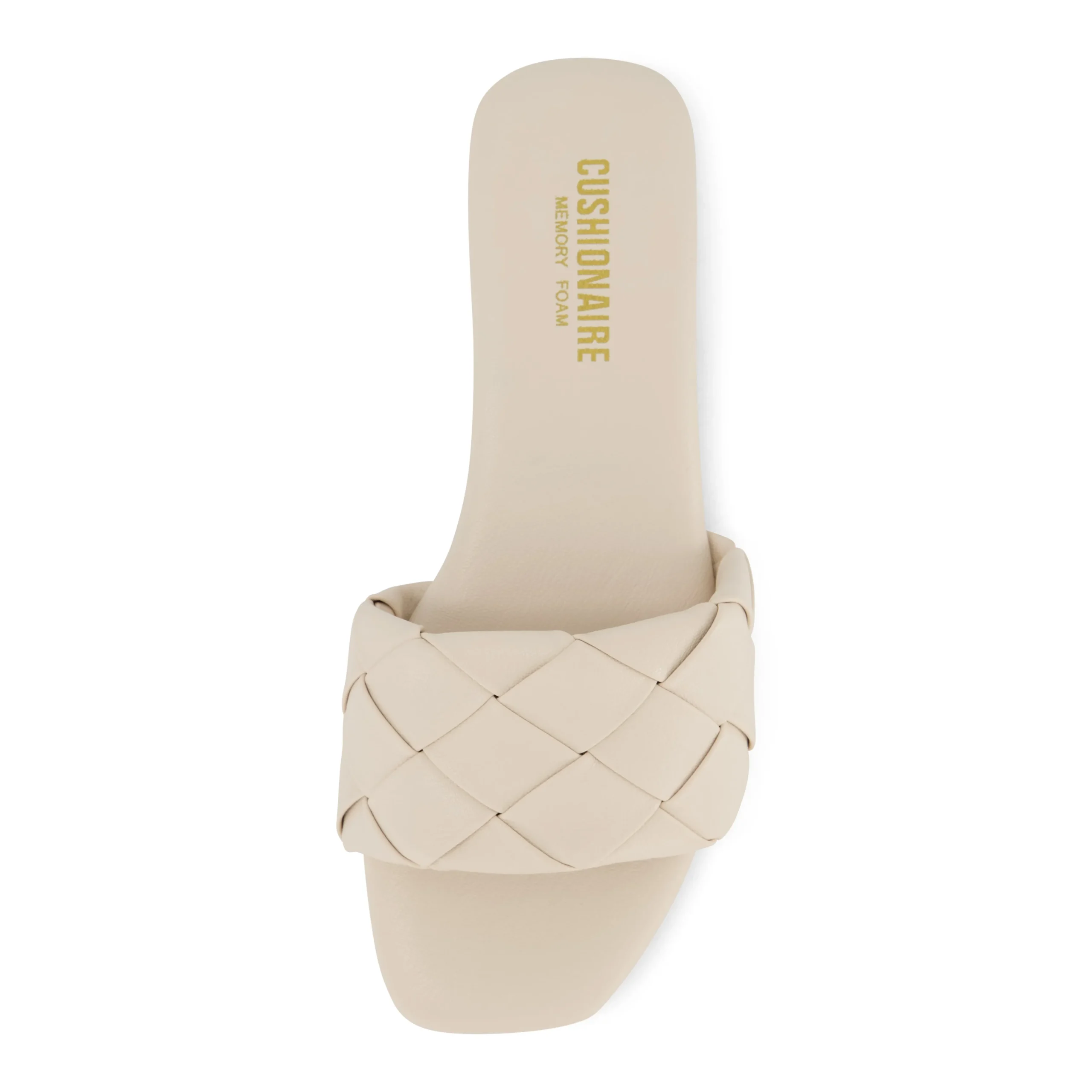 Slide Sandals | Flat Sandals>Cushionaire Franca Woven One Band Sandal