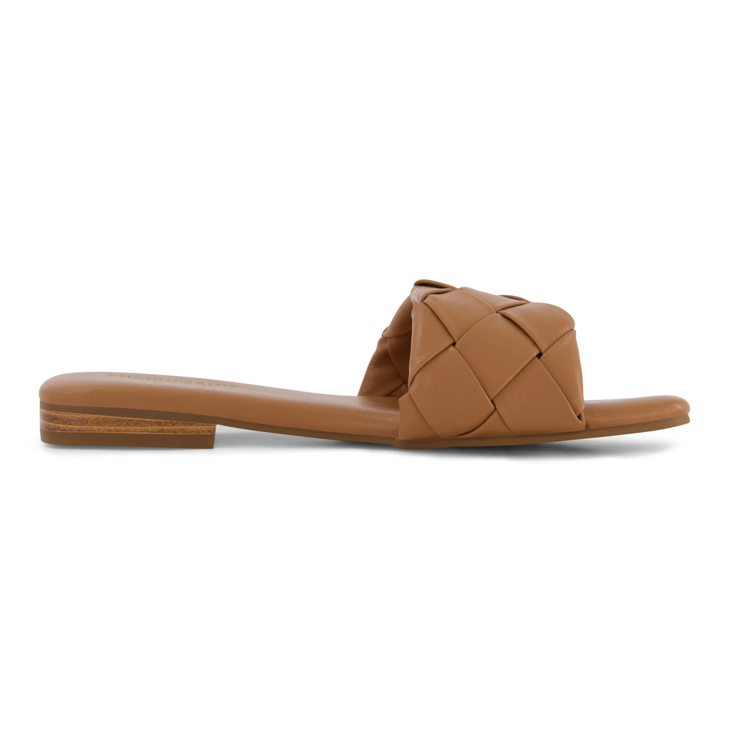 Slide Sandals | Flat Sandals>Cushionaire Franca Woven One Band Sandal