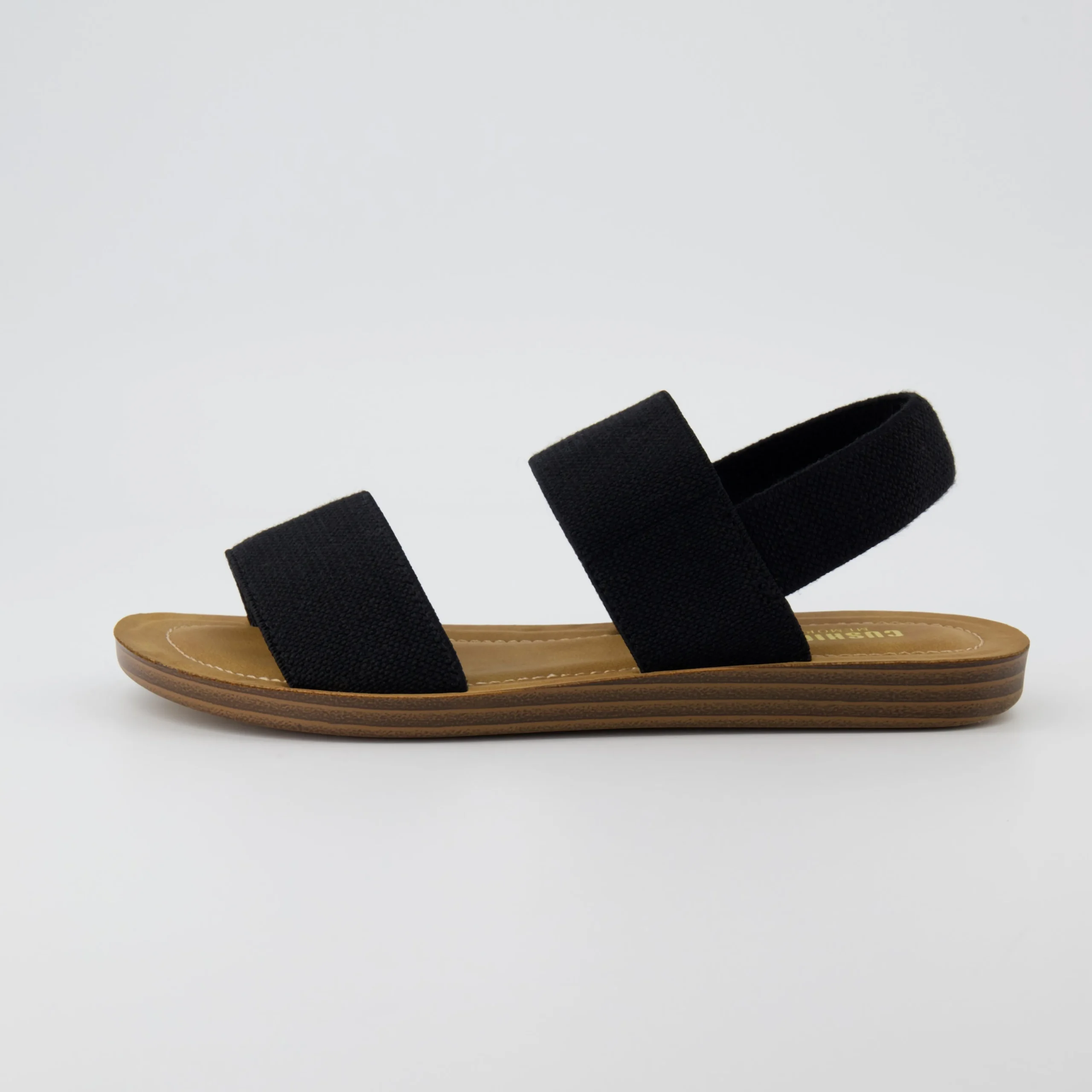 Flat Sandals>Cushionaire Gabi Stretch Linen Sandal