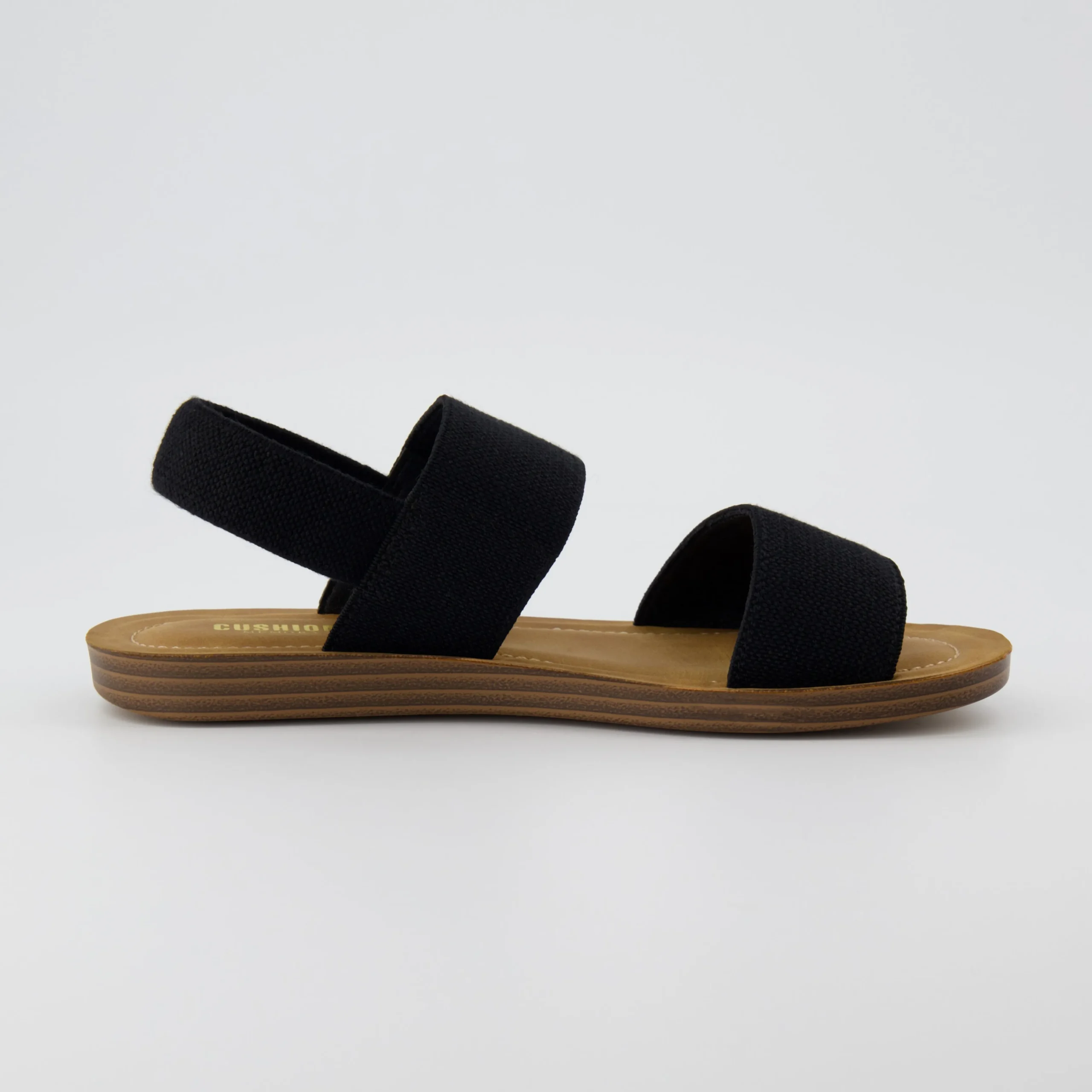 Flat Sandals>Cushionaire Gabi Stretch Linen Sandal