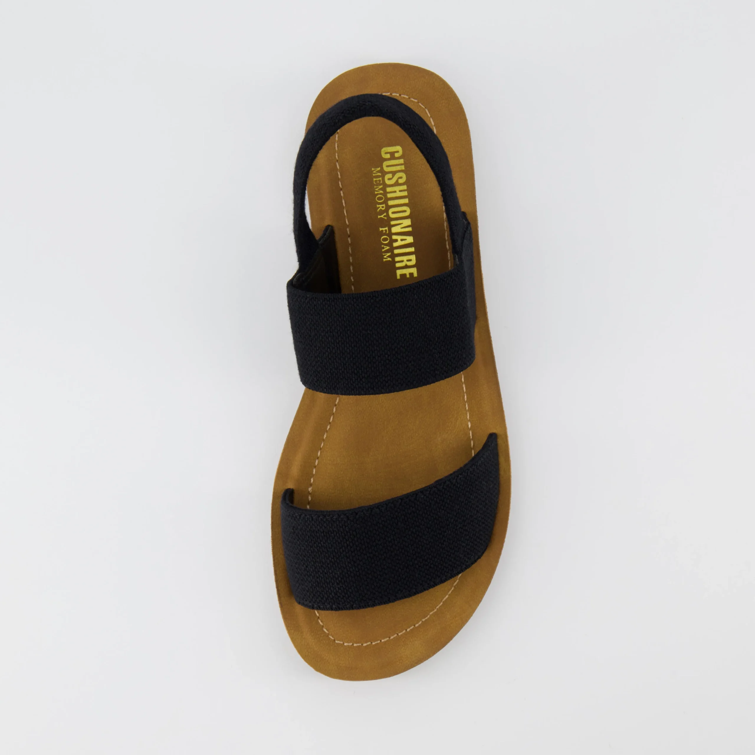 Flat Sandals>Cushionaire Gabi Stretch Linen Sandal