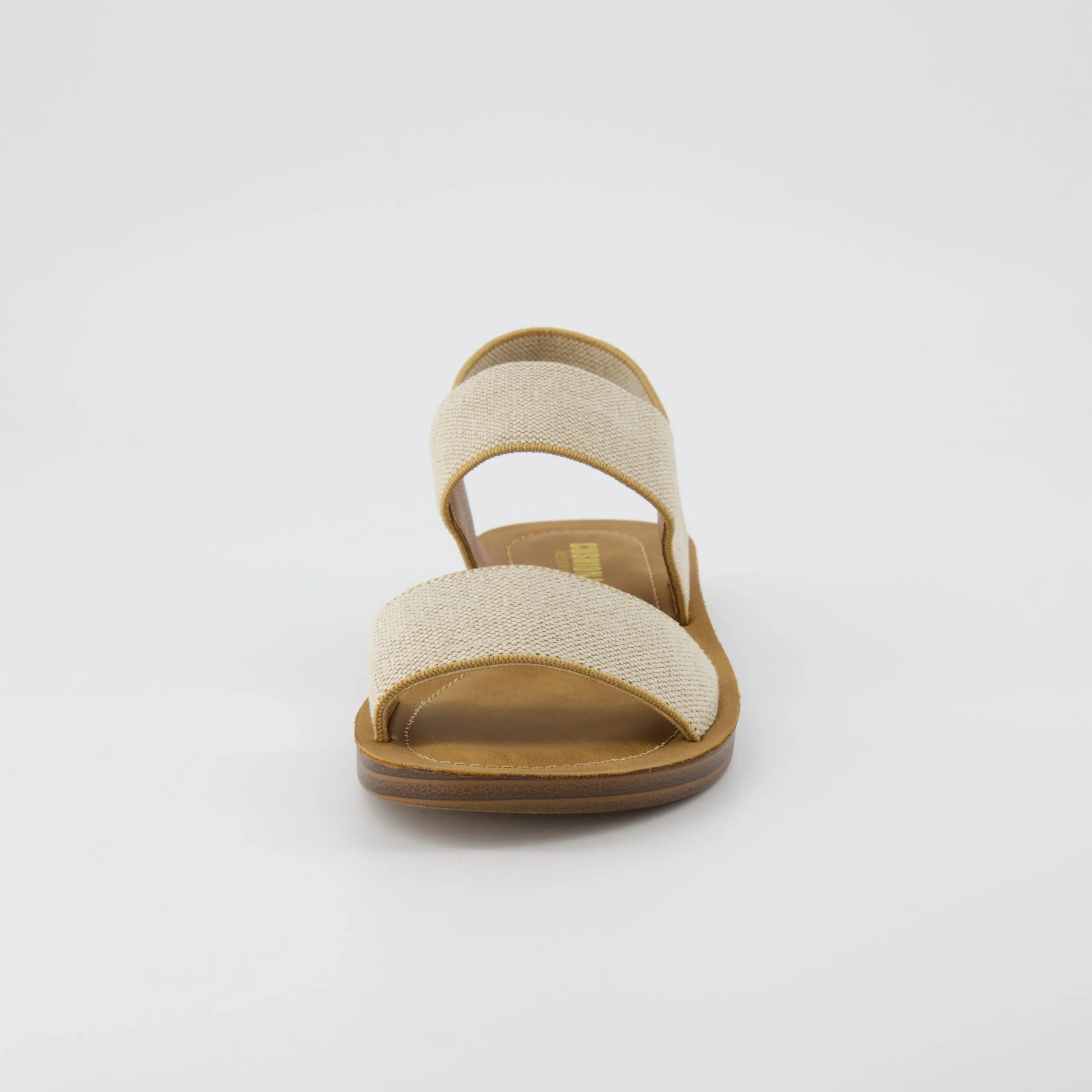 Flat Sandals>Cushionaire Gabi Stretch Linen Sandal