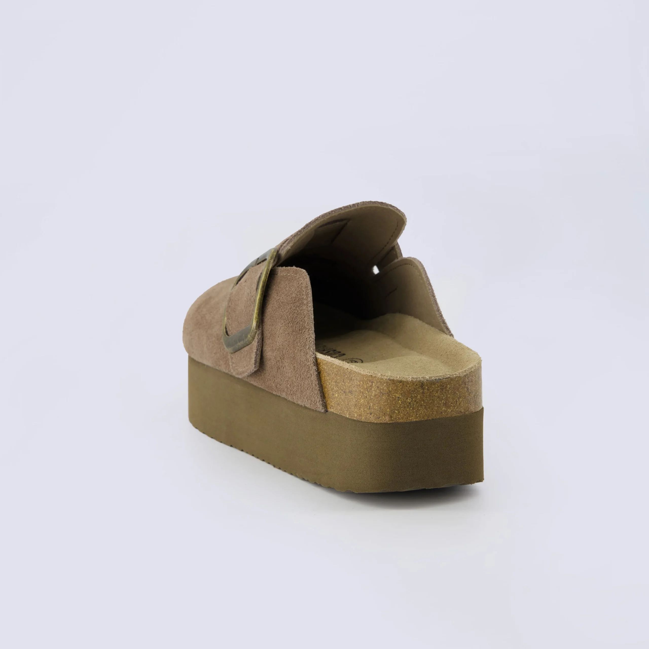 Clogs & Mules>Cushionaire Granola 2 Suede Platform Clog