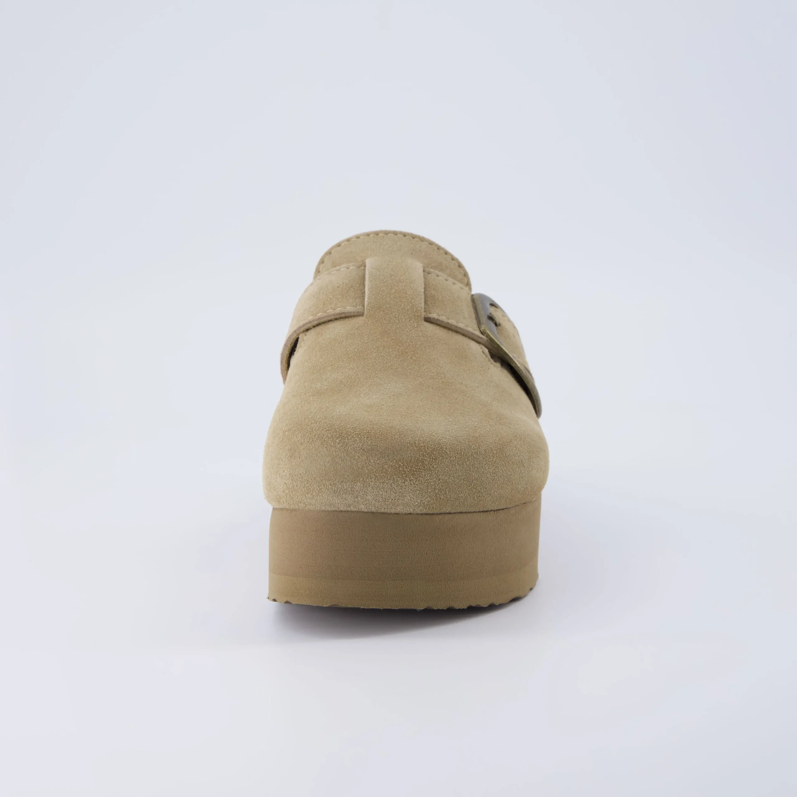 Clogs & Mules>Cushionaire Granola 2 Suede Platform Clog