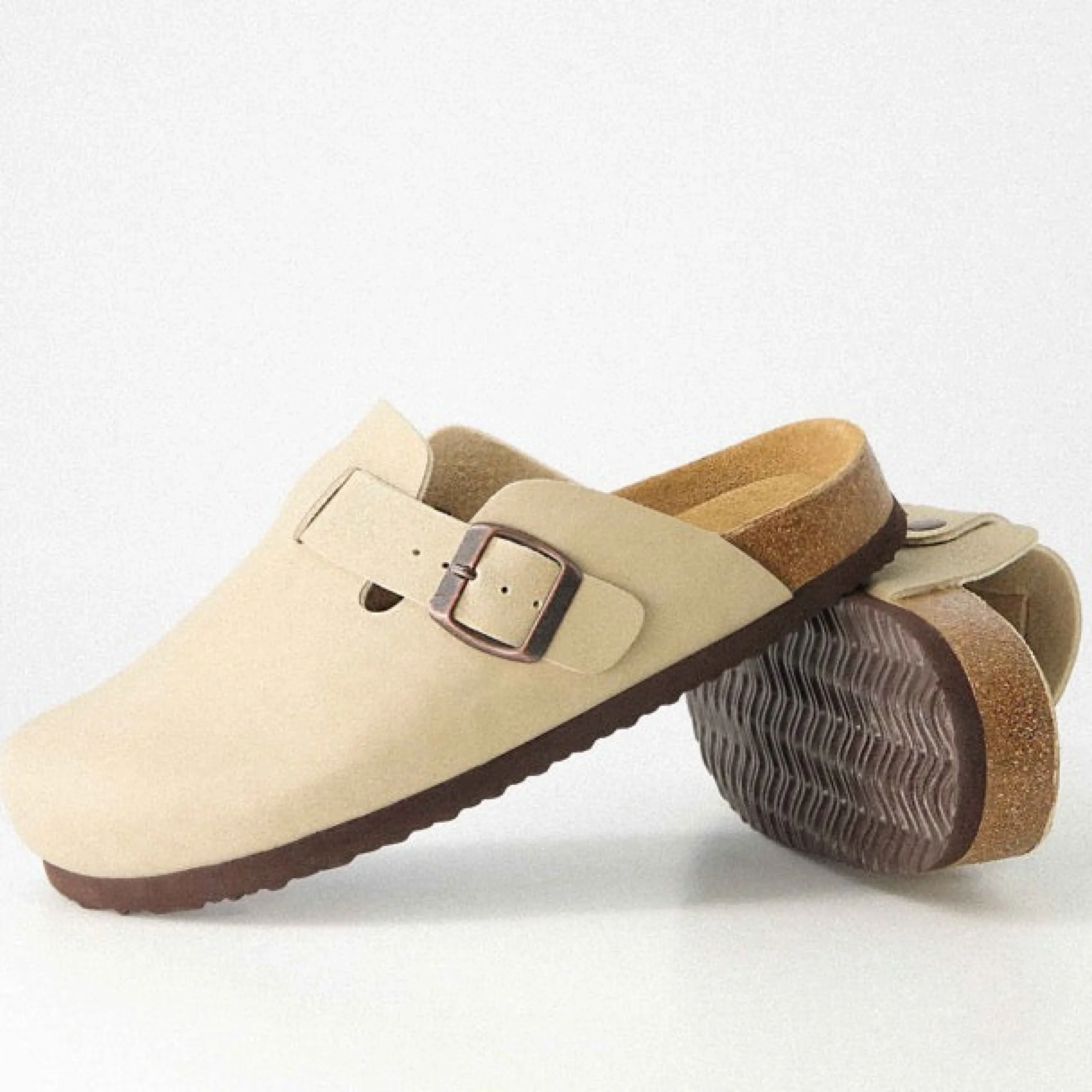 Footbed Sandals | Clogs & Mules>Cushionaire Hana Cork Footbed Clog