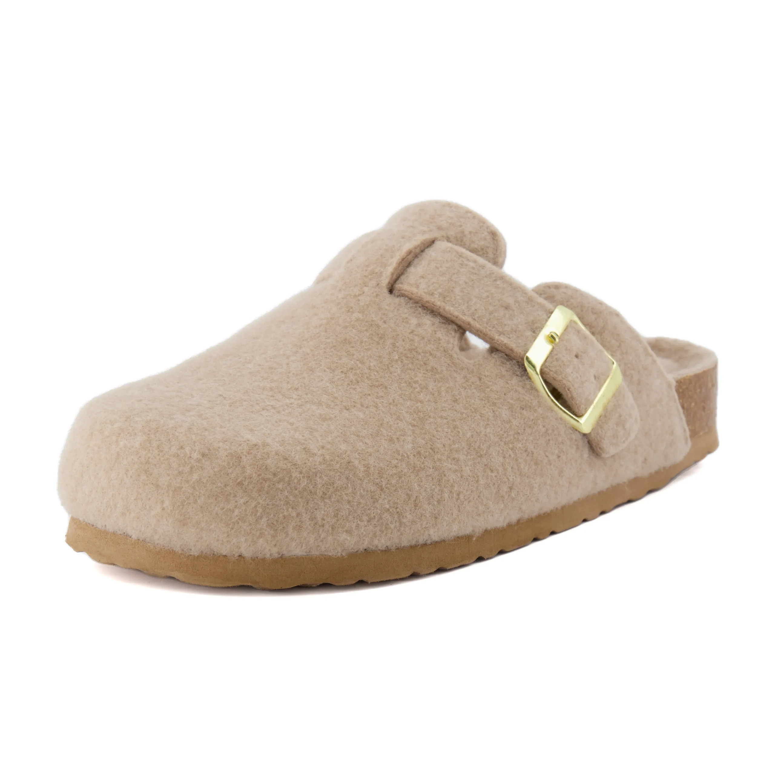 Footbed Sandals | Clogs & Mules>Cushionaire Hana Cork Footbed Clog Wools
