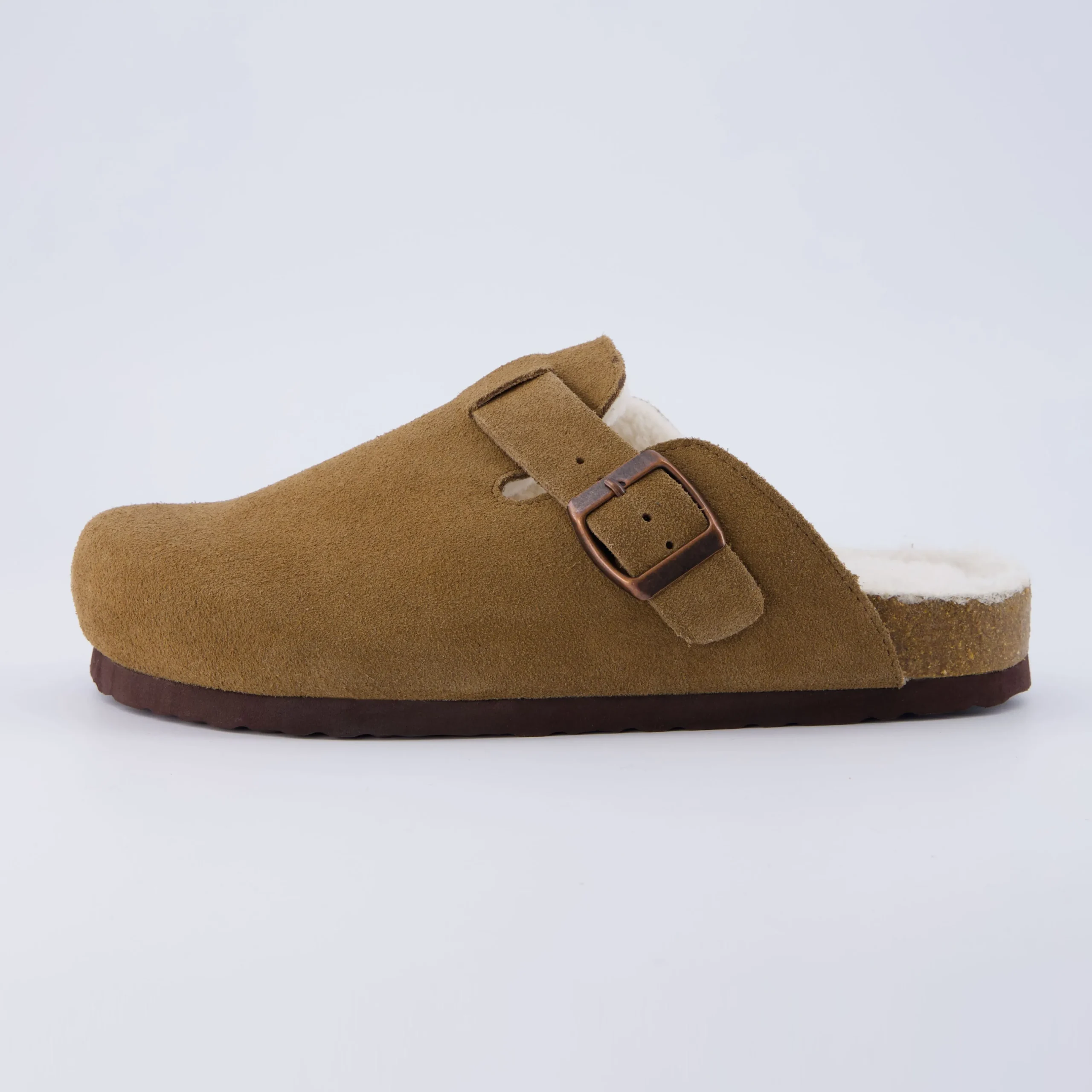 Footbed Sandals | Slippers>Cushionaire Hana Fur-Lined Clog