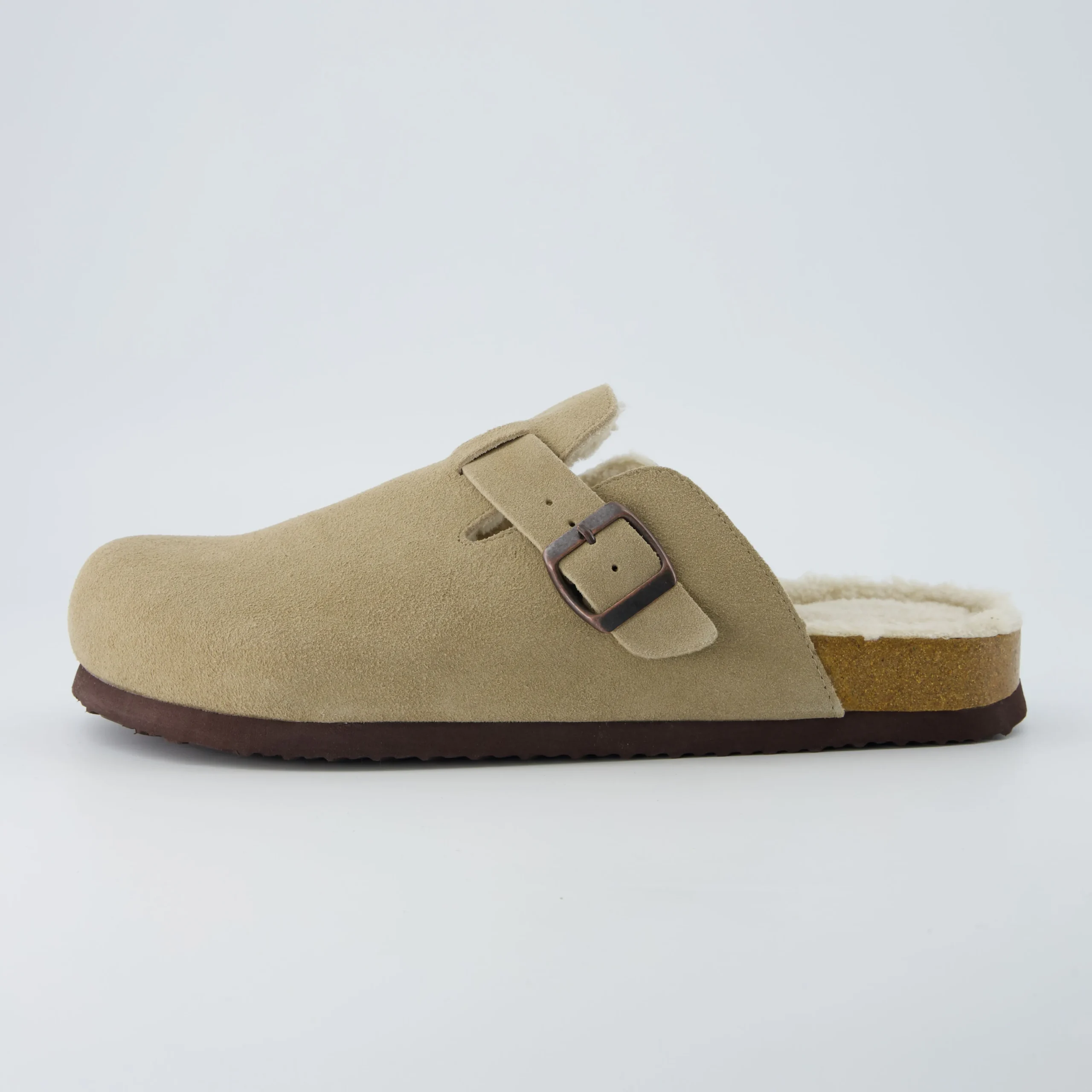 Shop All Men's | Clogs & Mules>Cushionaire Haze Men's Fur Cork Footbed Clog