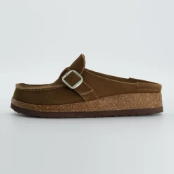 Footbed Sandals | Clogs & Mules>Cushionaire Hobby Suede Clogs