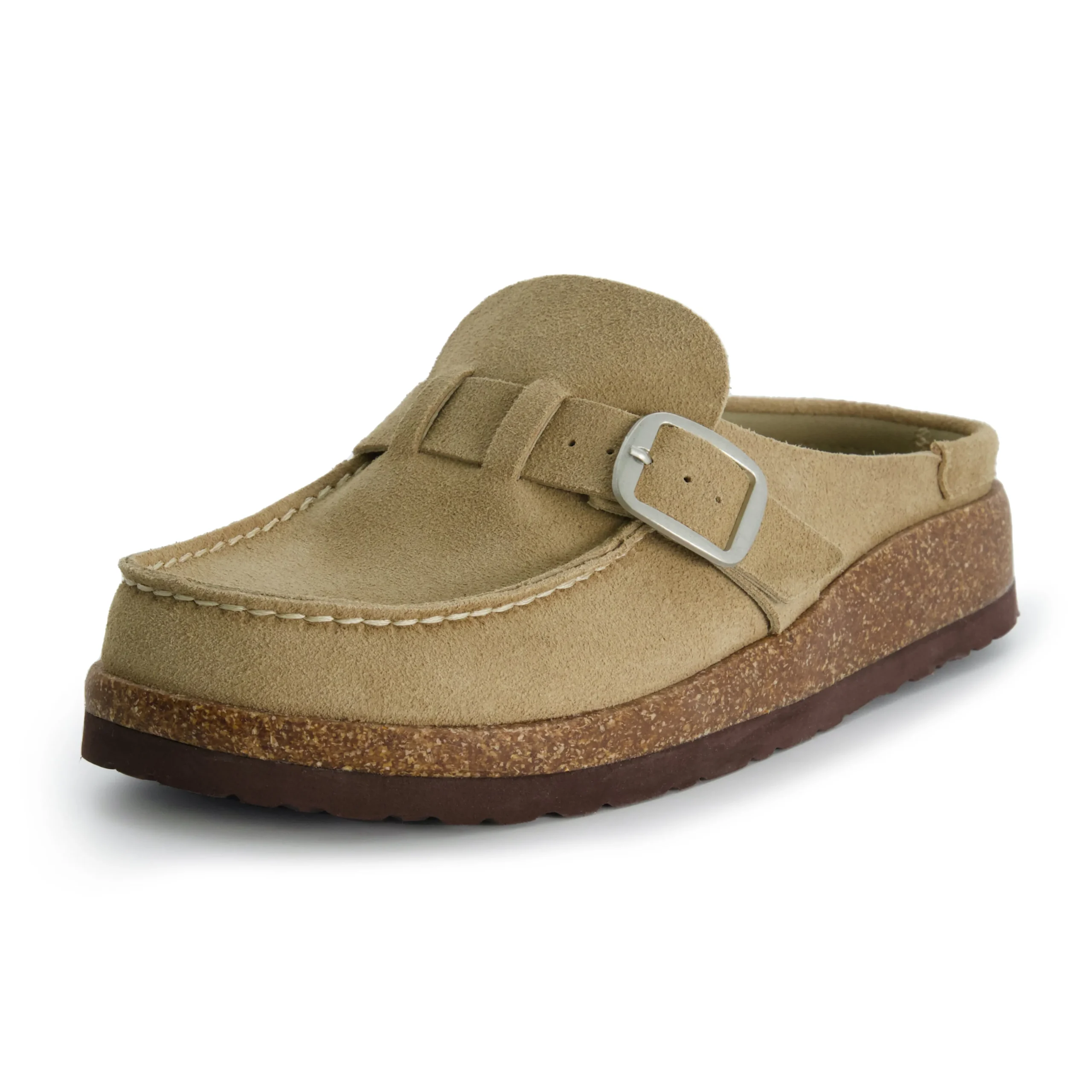 Footbed Sandals | Clogs & Mules>Cushionaire Hobby Suede Clogs