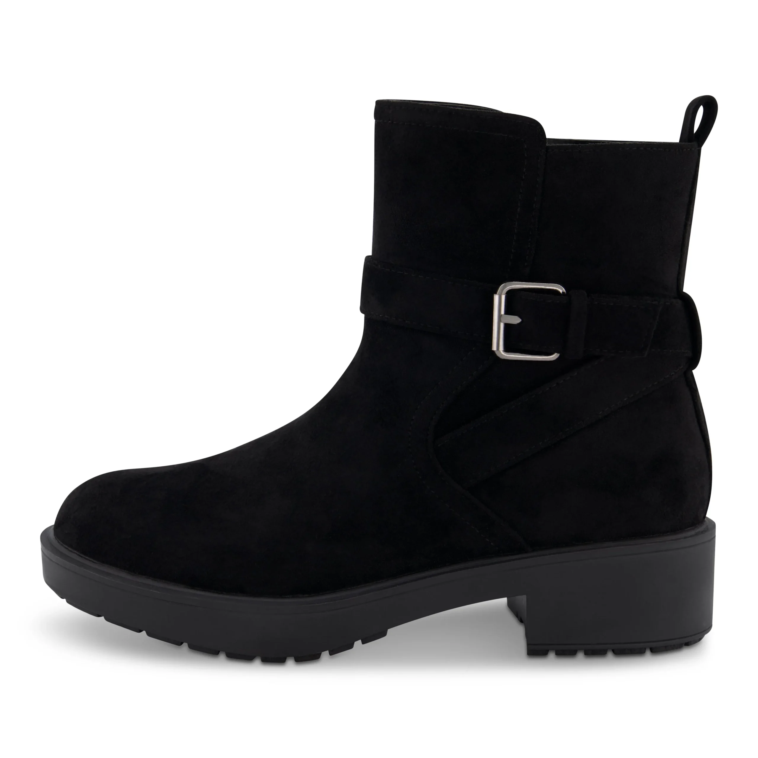 Booties>Cushionaire Houston Buckled Ankle Boot