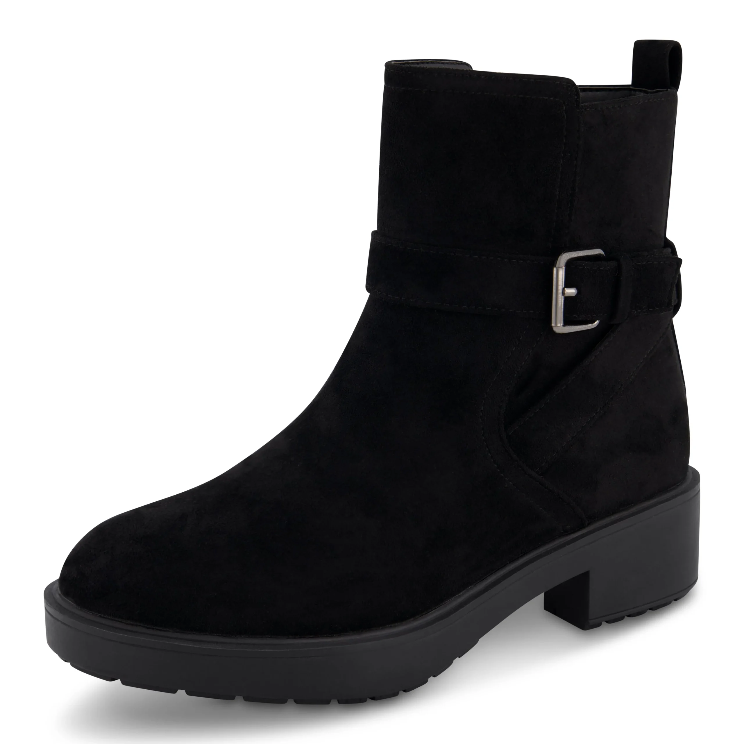 Booties>Cushionaire Houston Buckled Ankle Boot