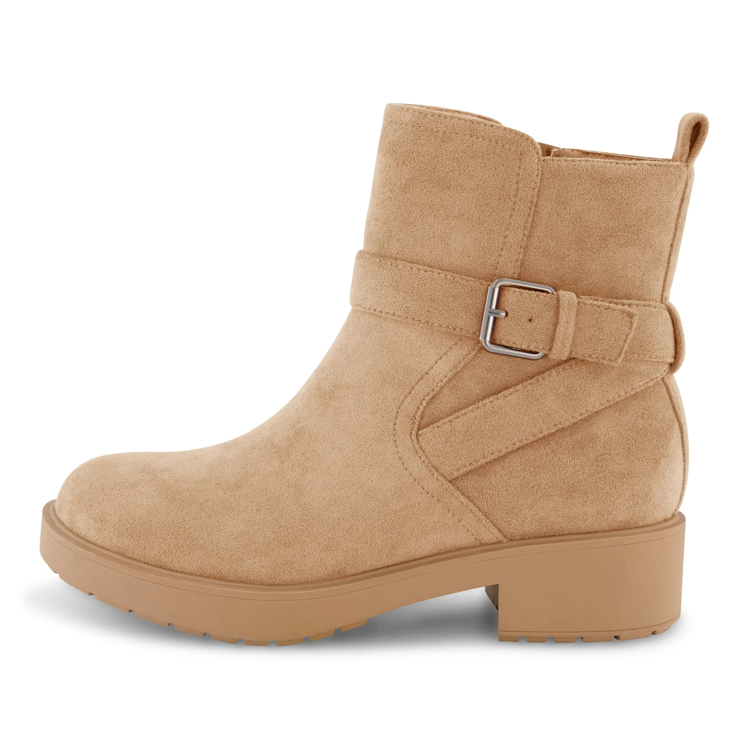 Booties>Cushionaire Houston Buckled Ankle Boot