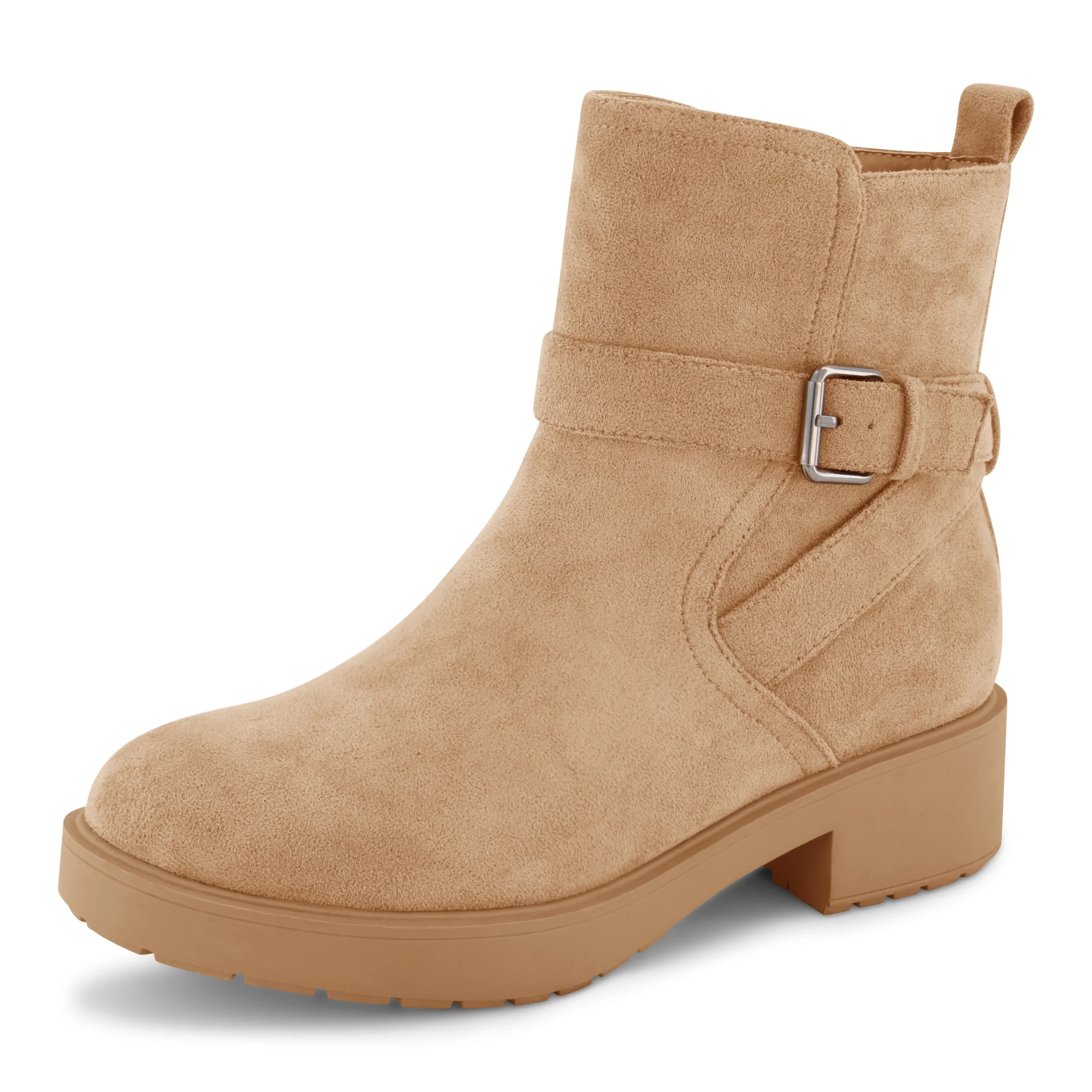 Booties>Cushionaire Houston Buckled Ankle Boot